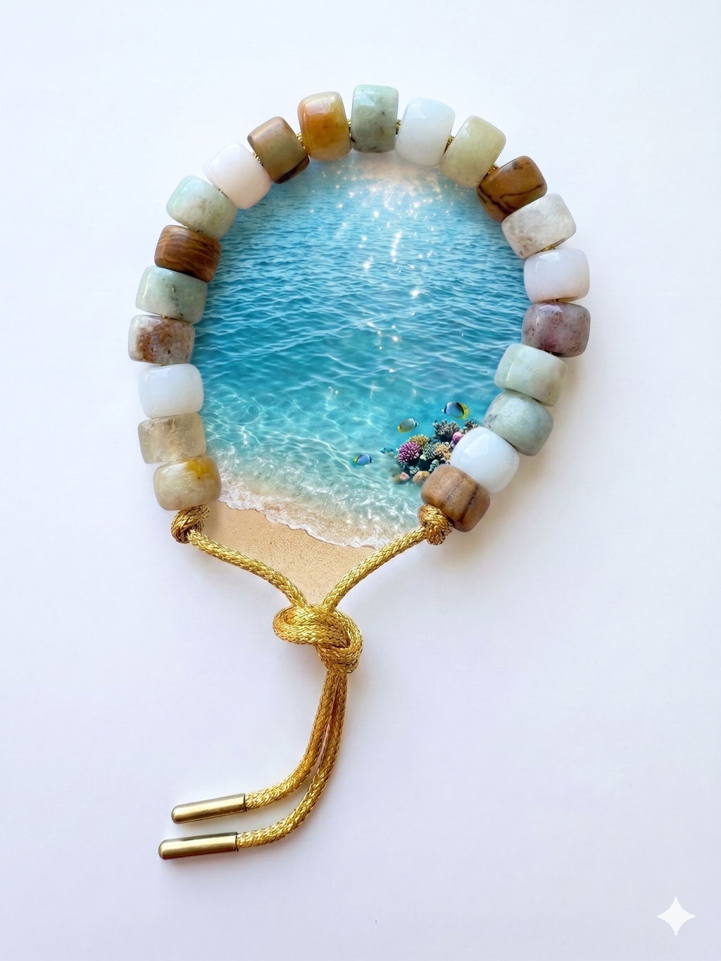 Bracciale beads colorati