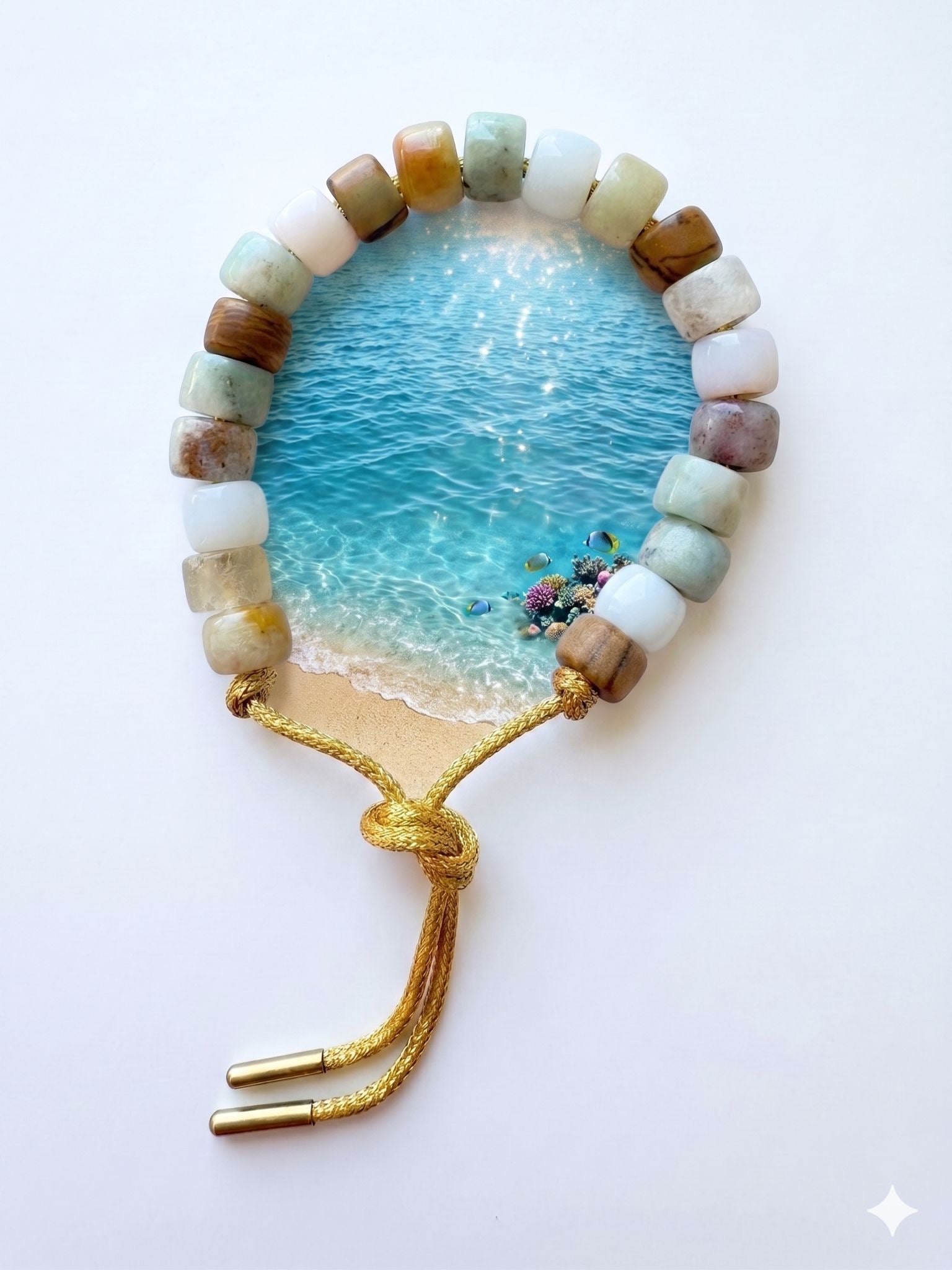 Bracciale beads colorati