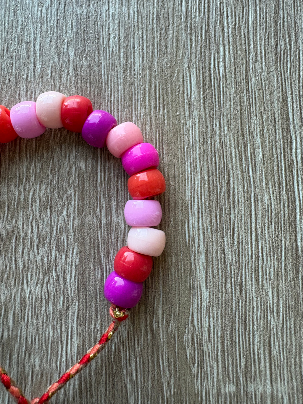 Bracciale beads perline maxi