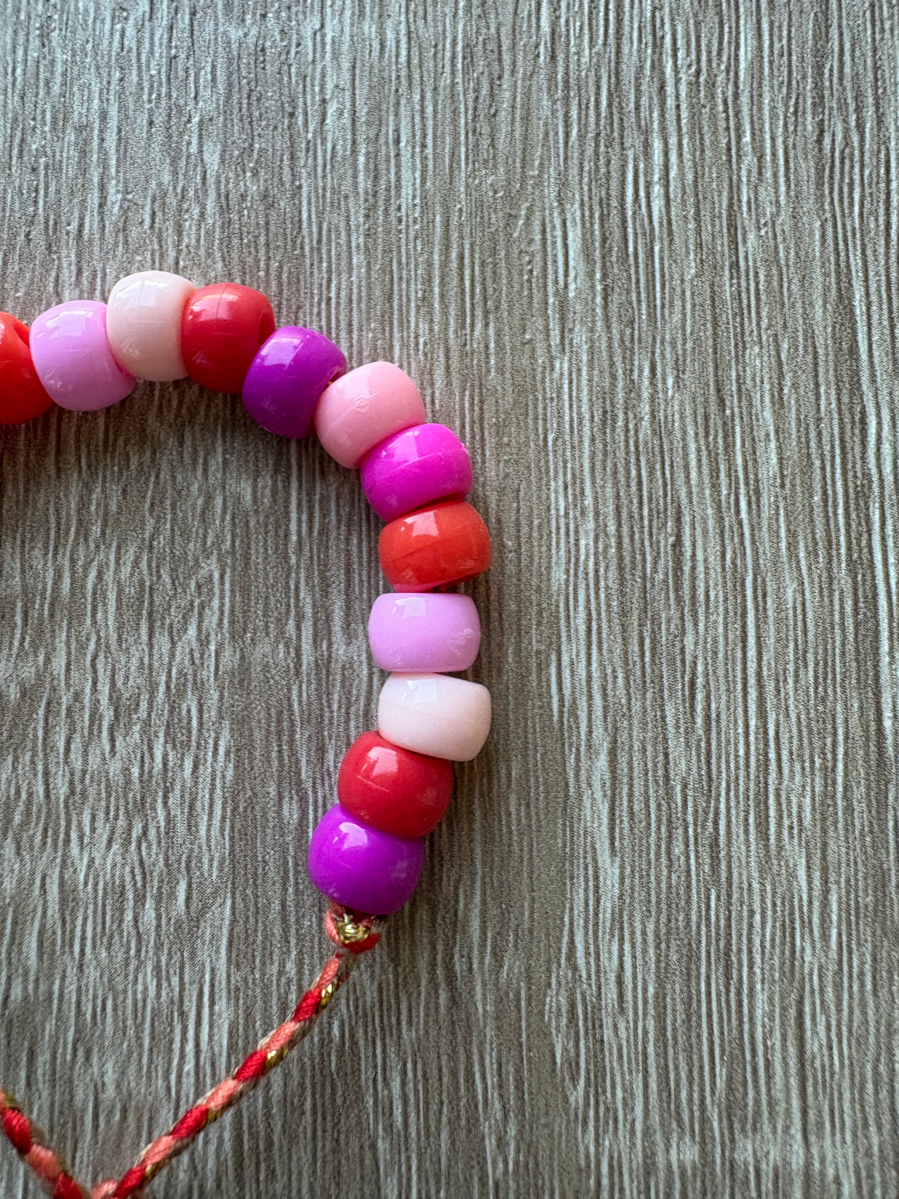 Bracciale beads perline maxi