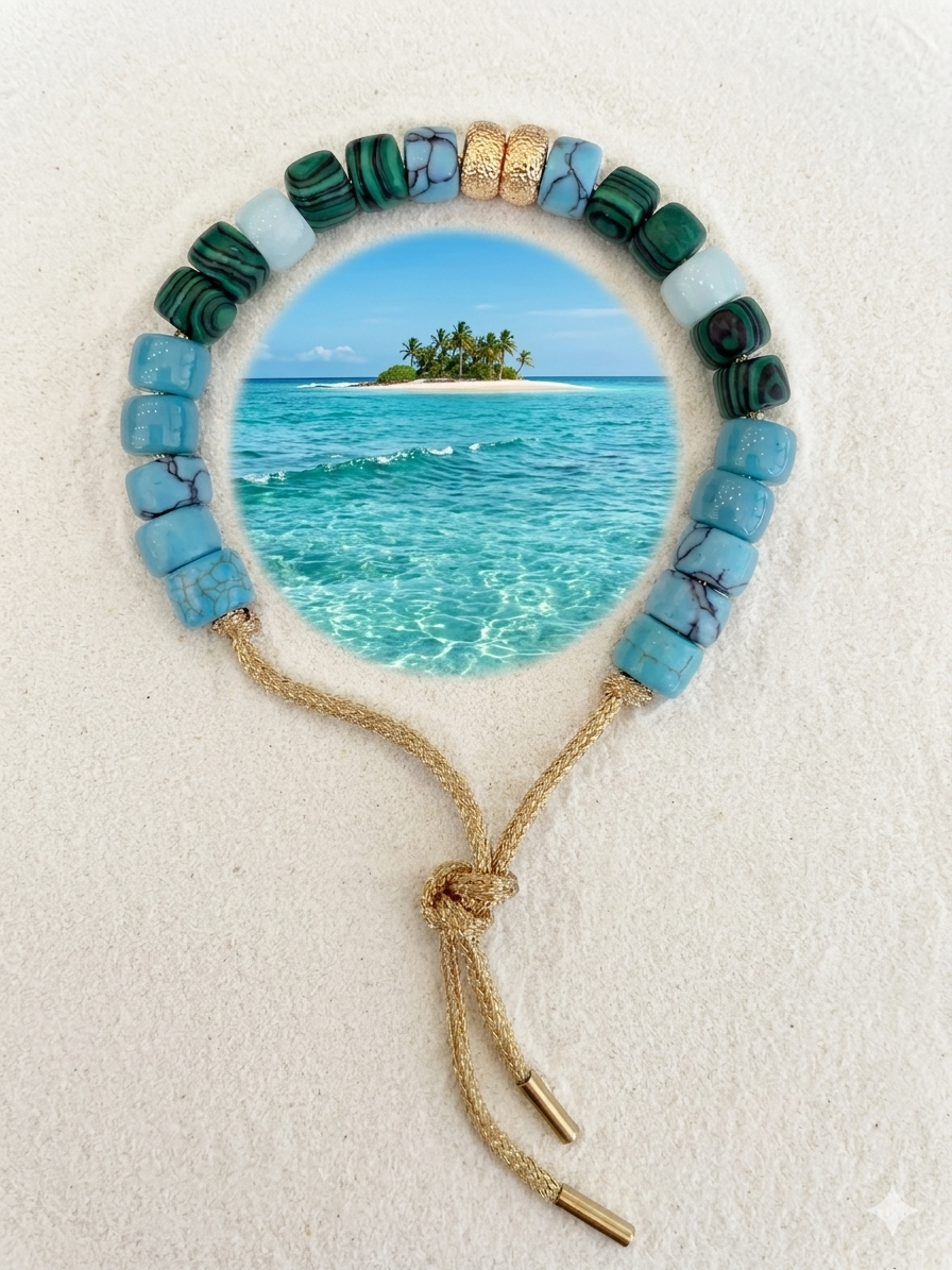 Bracciale beads colorati