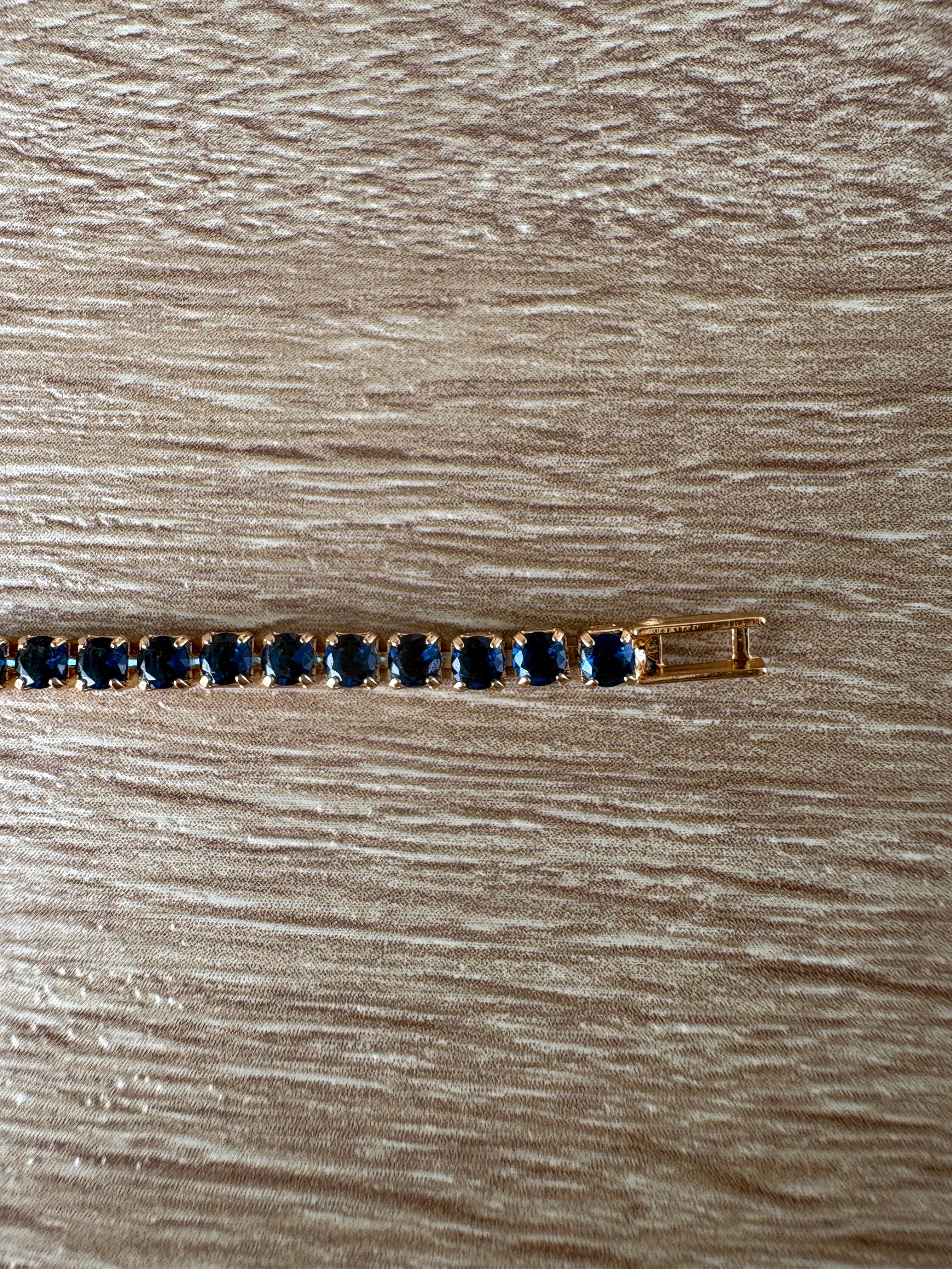 Bracciale tennis blu