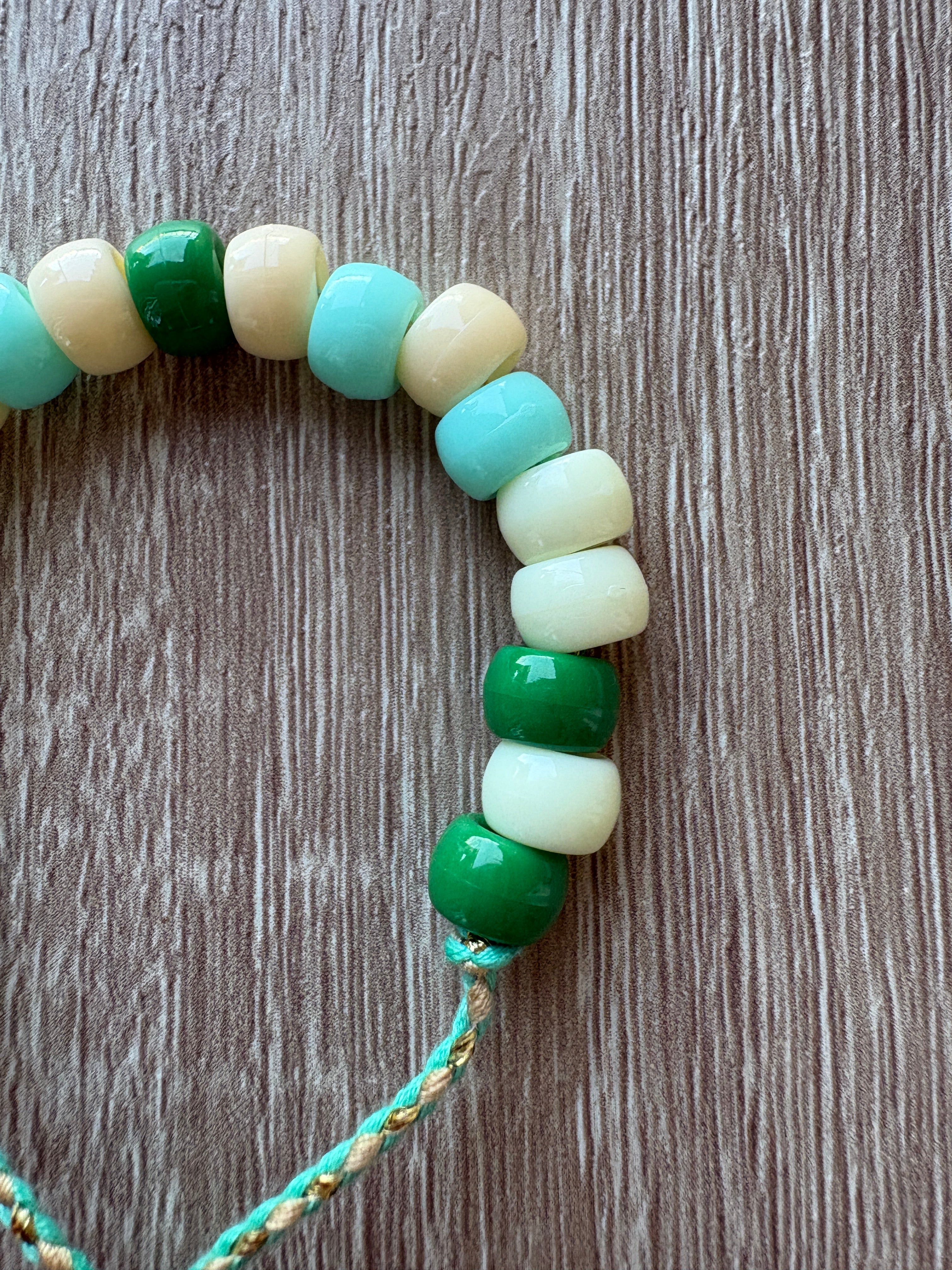 Bracciale beads perline maxi