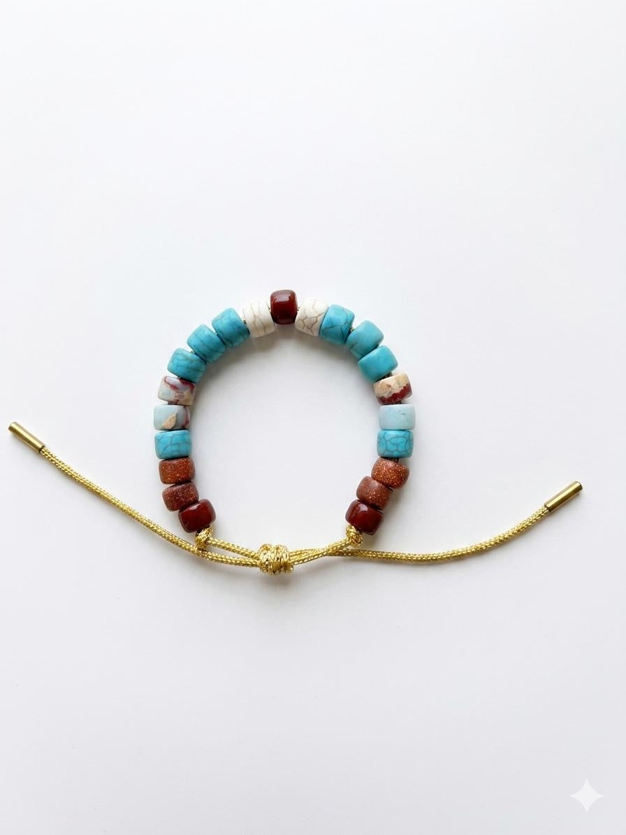 Bracciale beads colorati