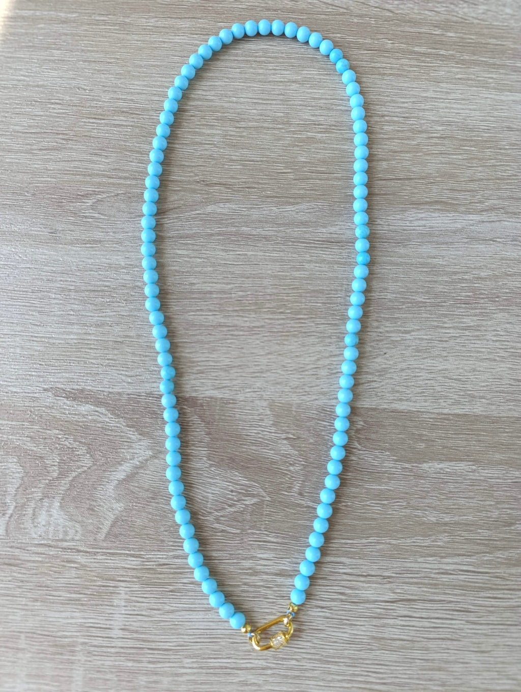 Collana con moschettone