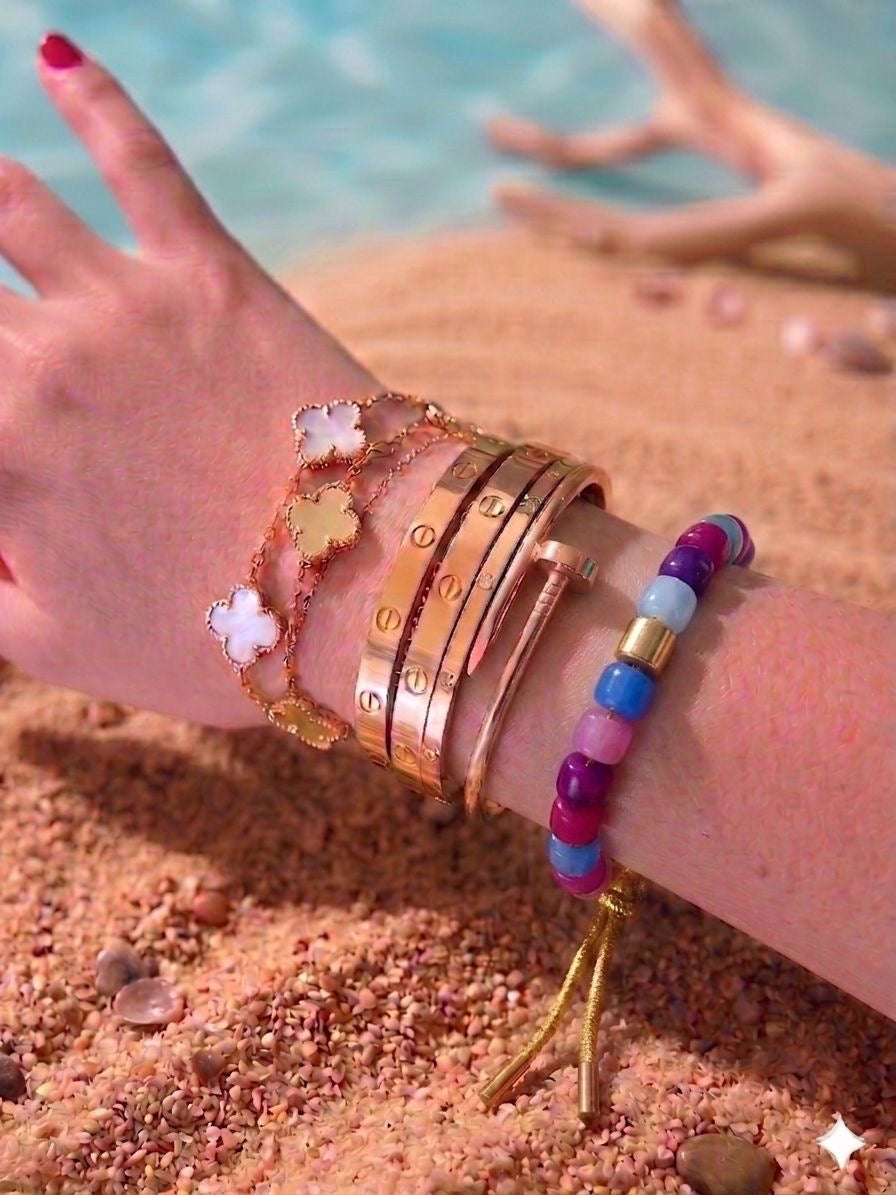 Bracciale beads colorati
