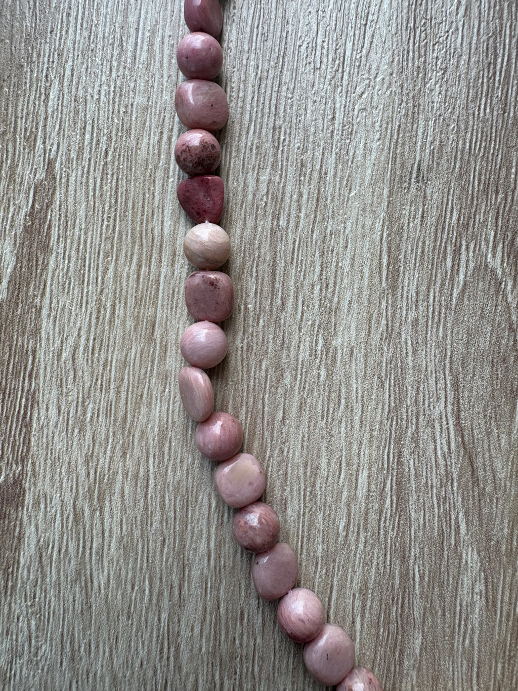 Collana rodonite rosa