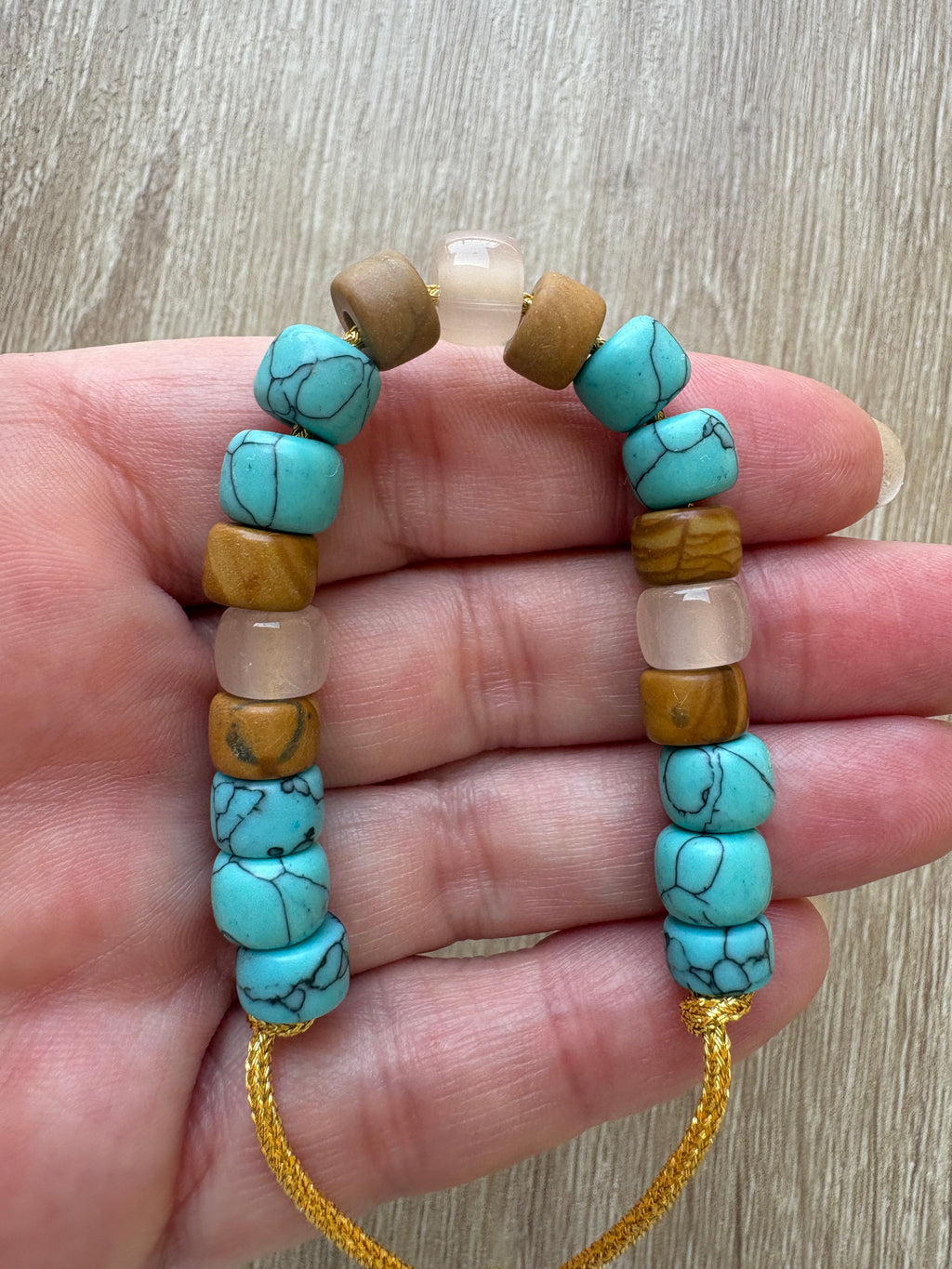 Bracciale beads colorati
