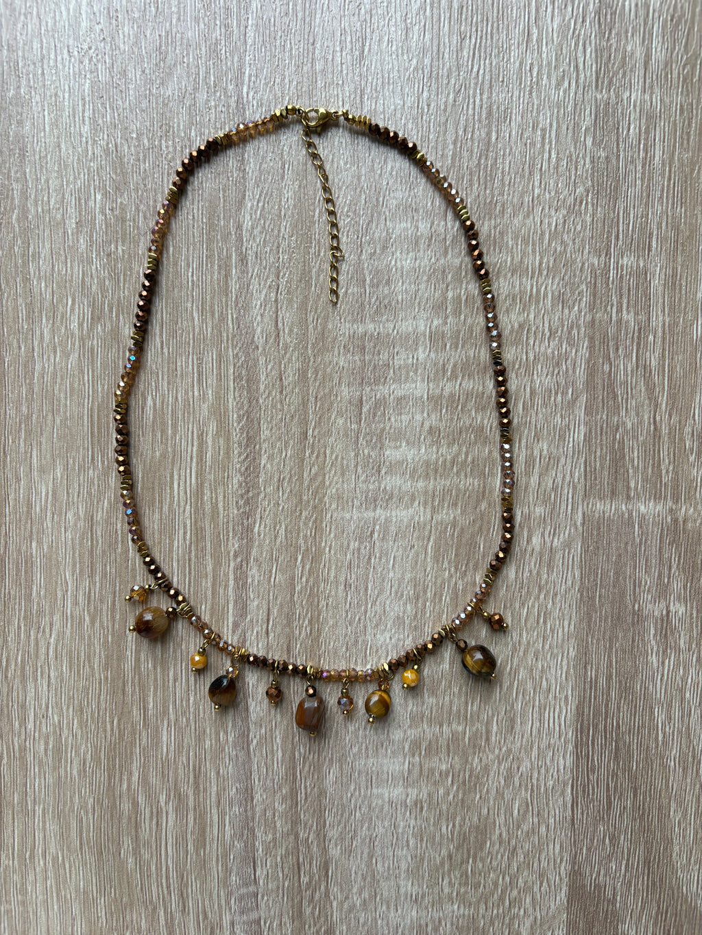 Collana cristalli e pietre dure