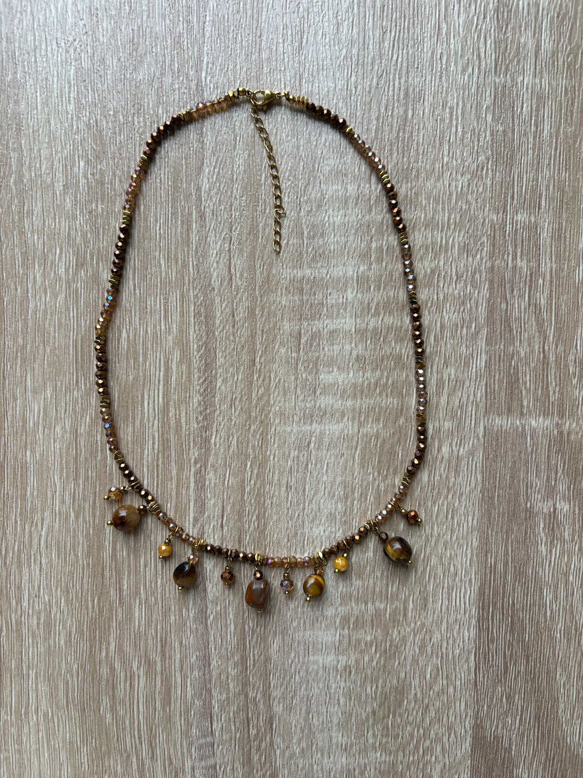 Collana cristalli e pietre dure