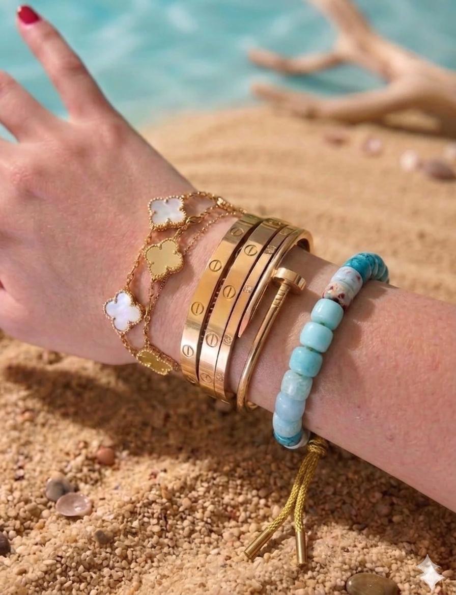 Bracciale beads colorati