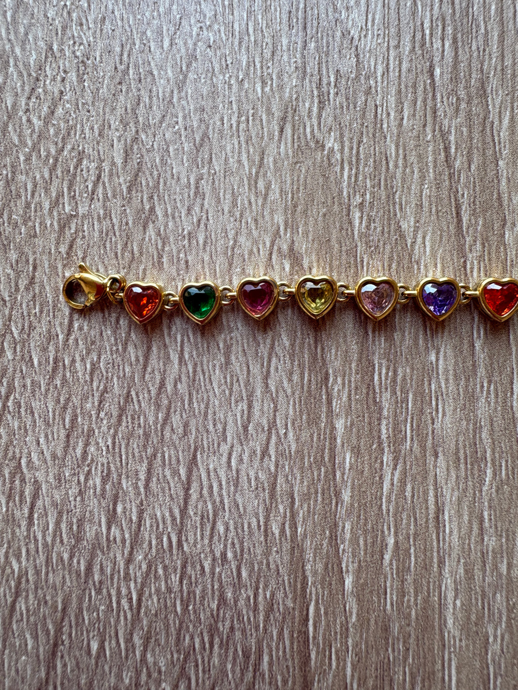 Bracciale tennis Heart Multicolor