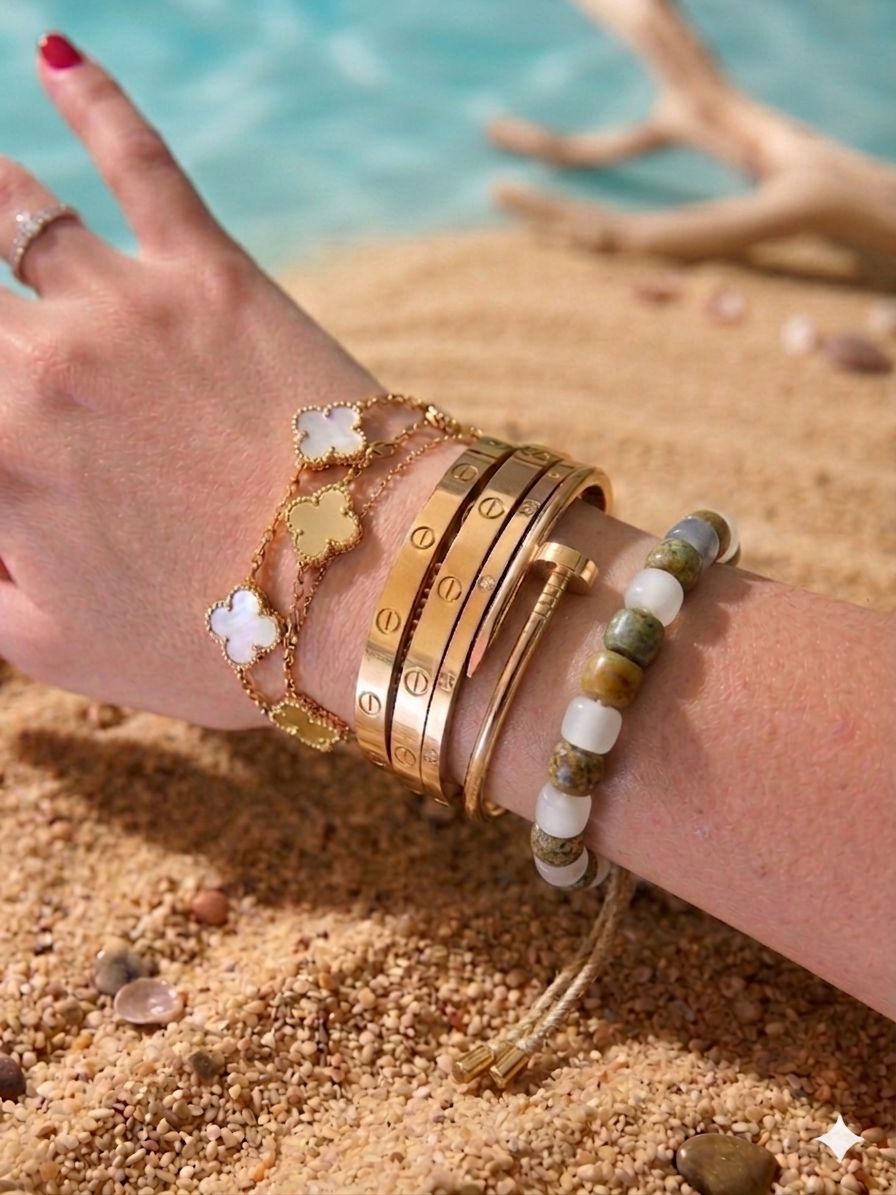 Bracciale beads colorati