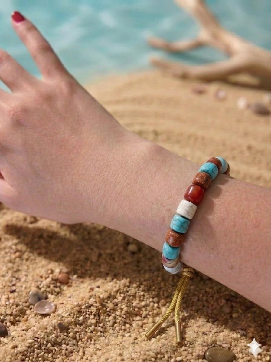 Bracciale beads colorati