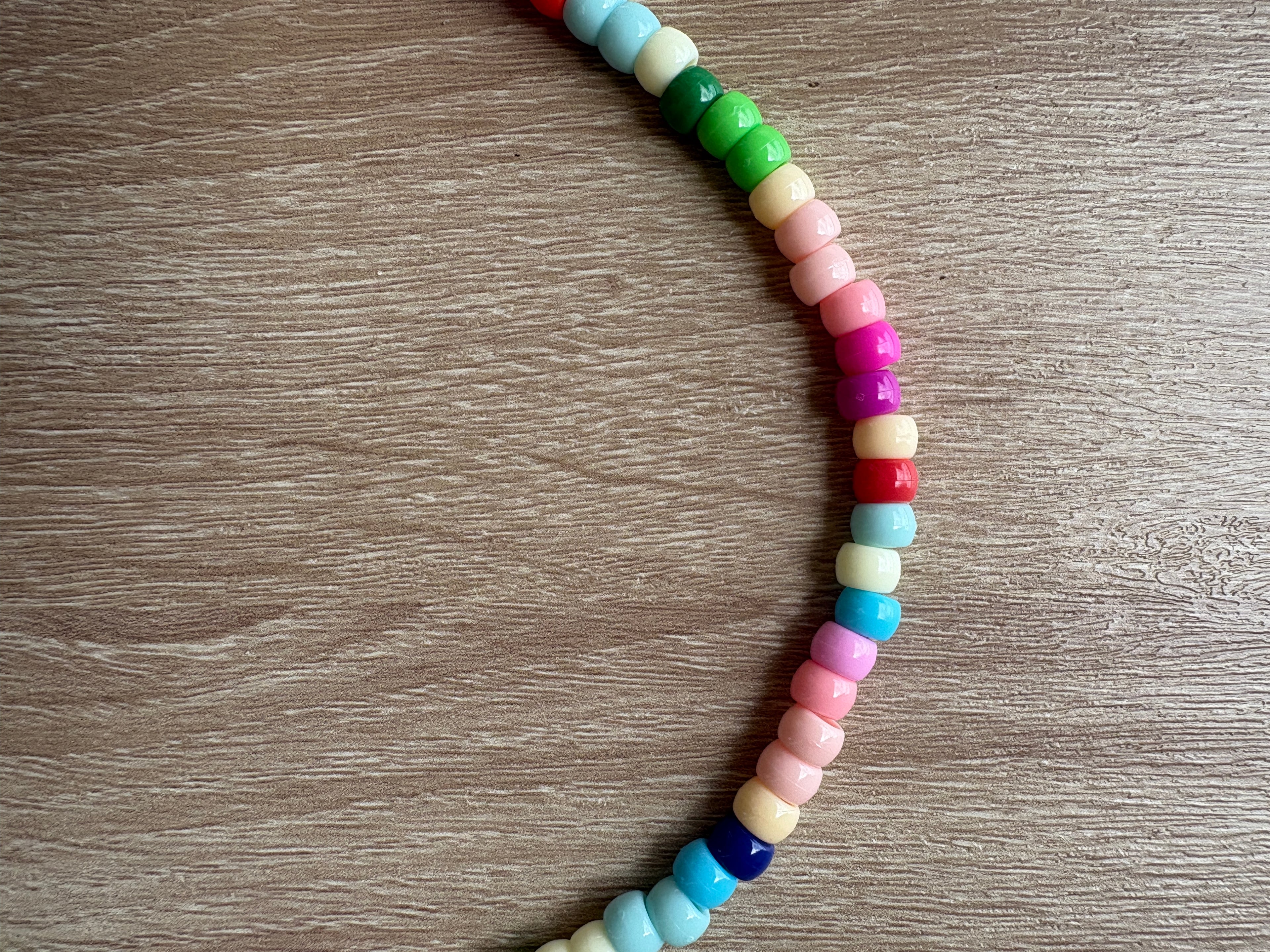 Collana beads perline multicolor