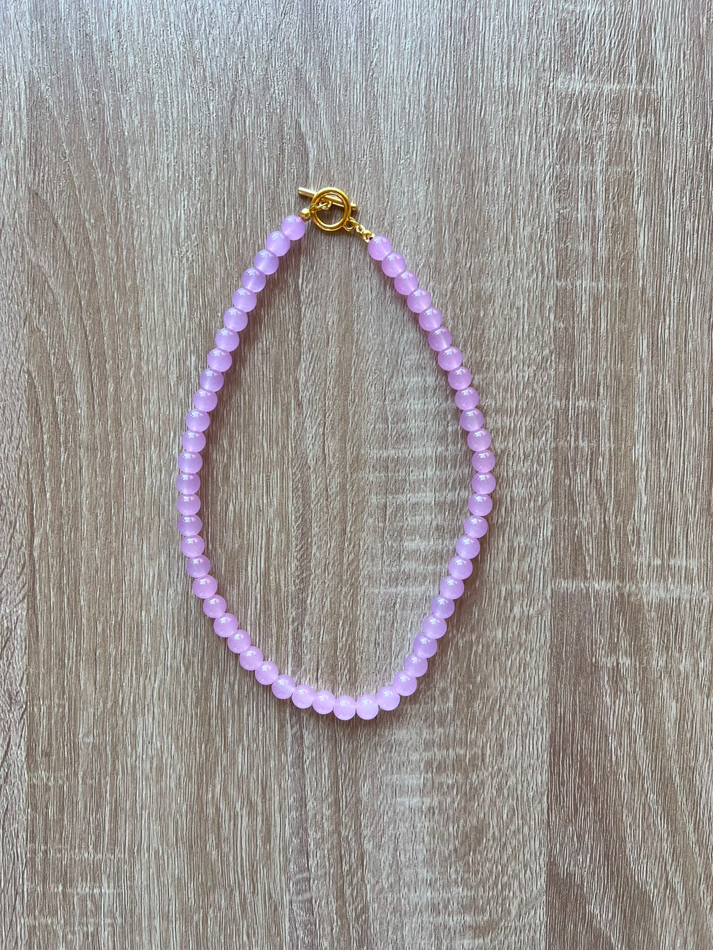 Collana resina lilla