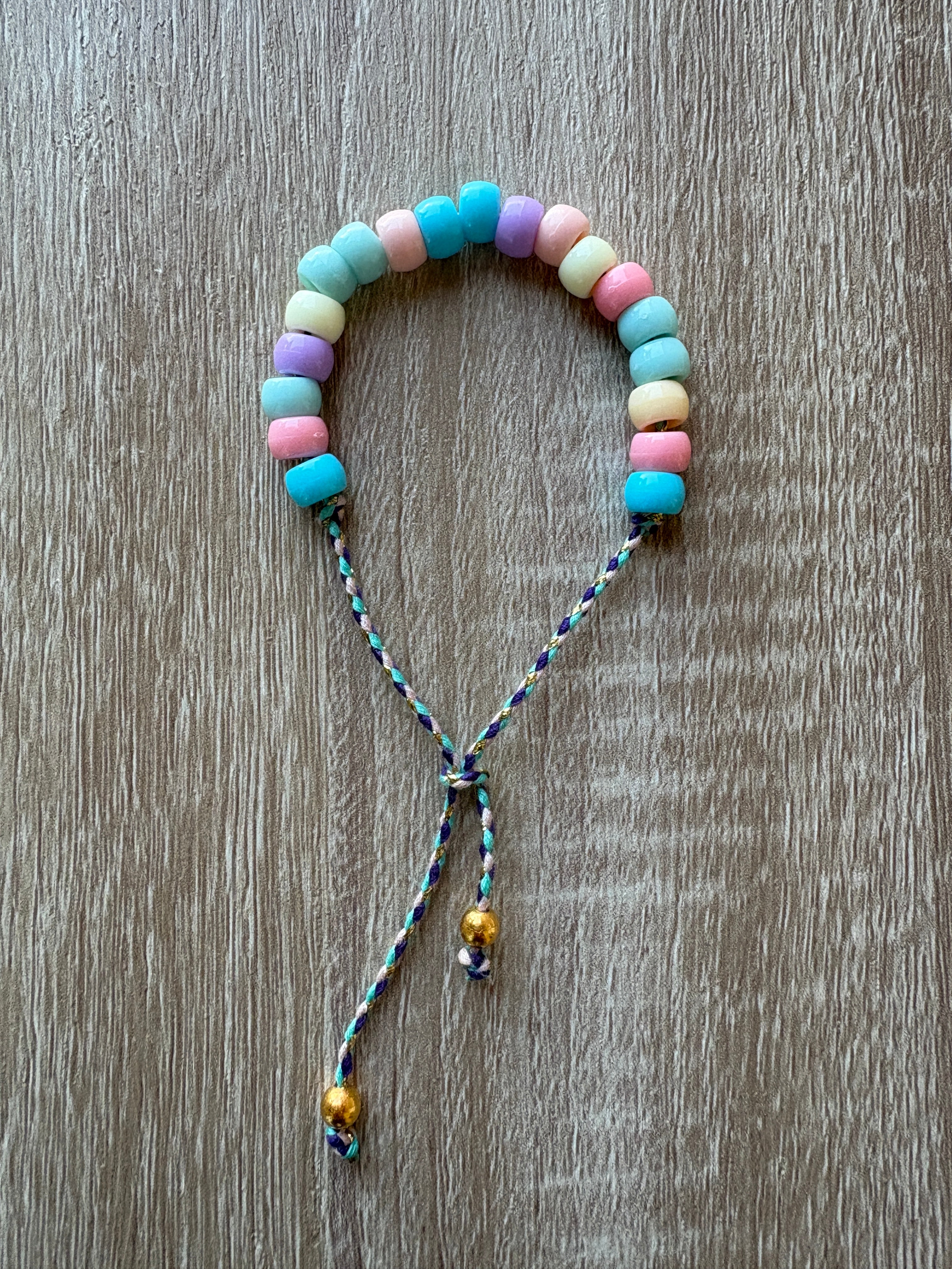 Bracciale beads maxi perline
