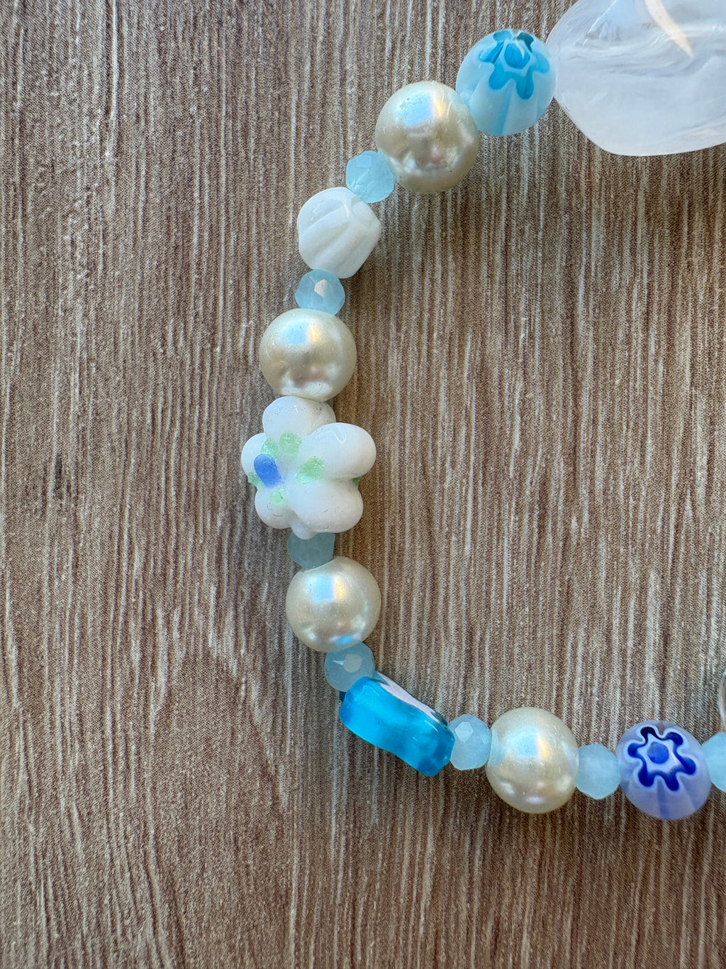 Bracciale perle flower