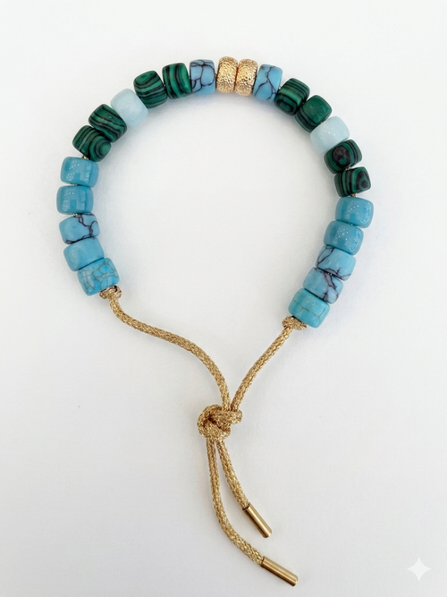 Bracciale beads colorati