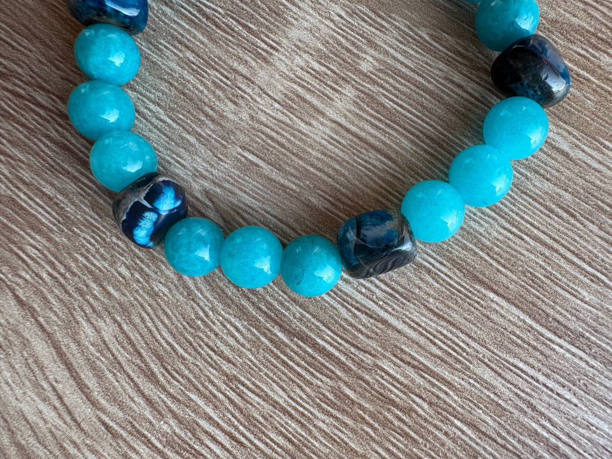 Bracciale giada turchese