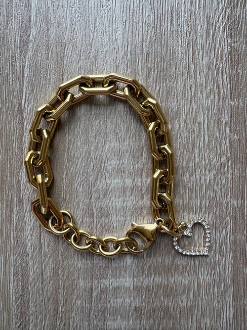 Braccaile catena spessa acciaio