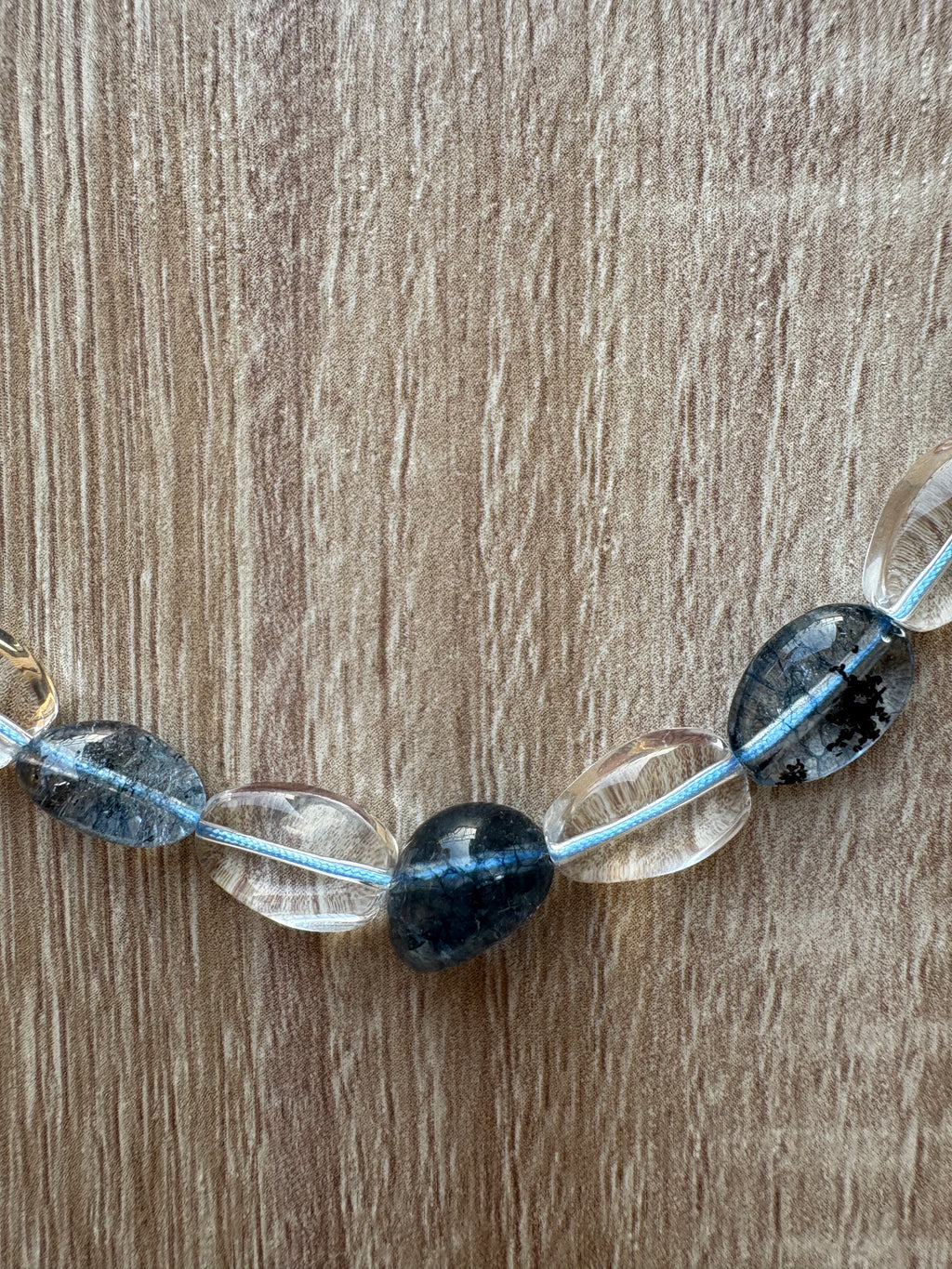 Collana quarzo rocca blu