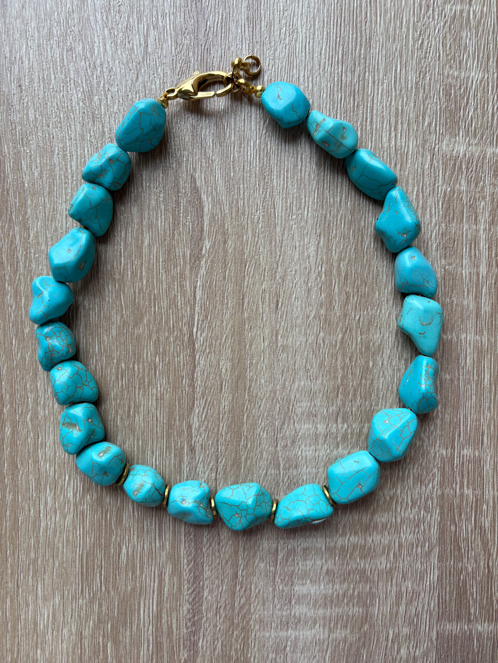 Collana maxi turchese