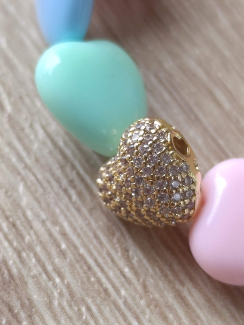Bracciale cuori resina limited edition
