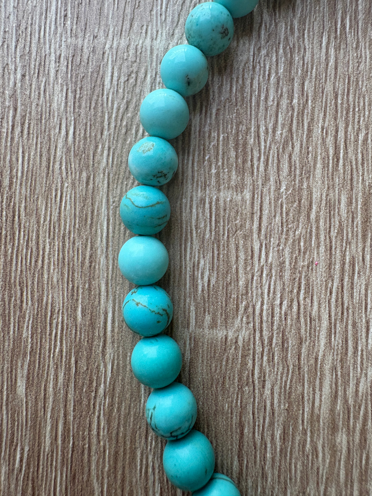 Collana elastica turchese