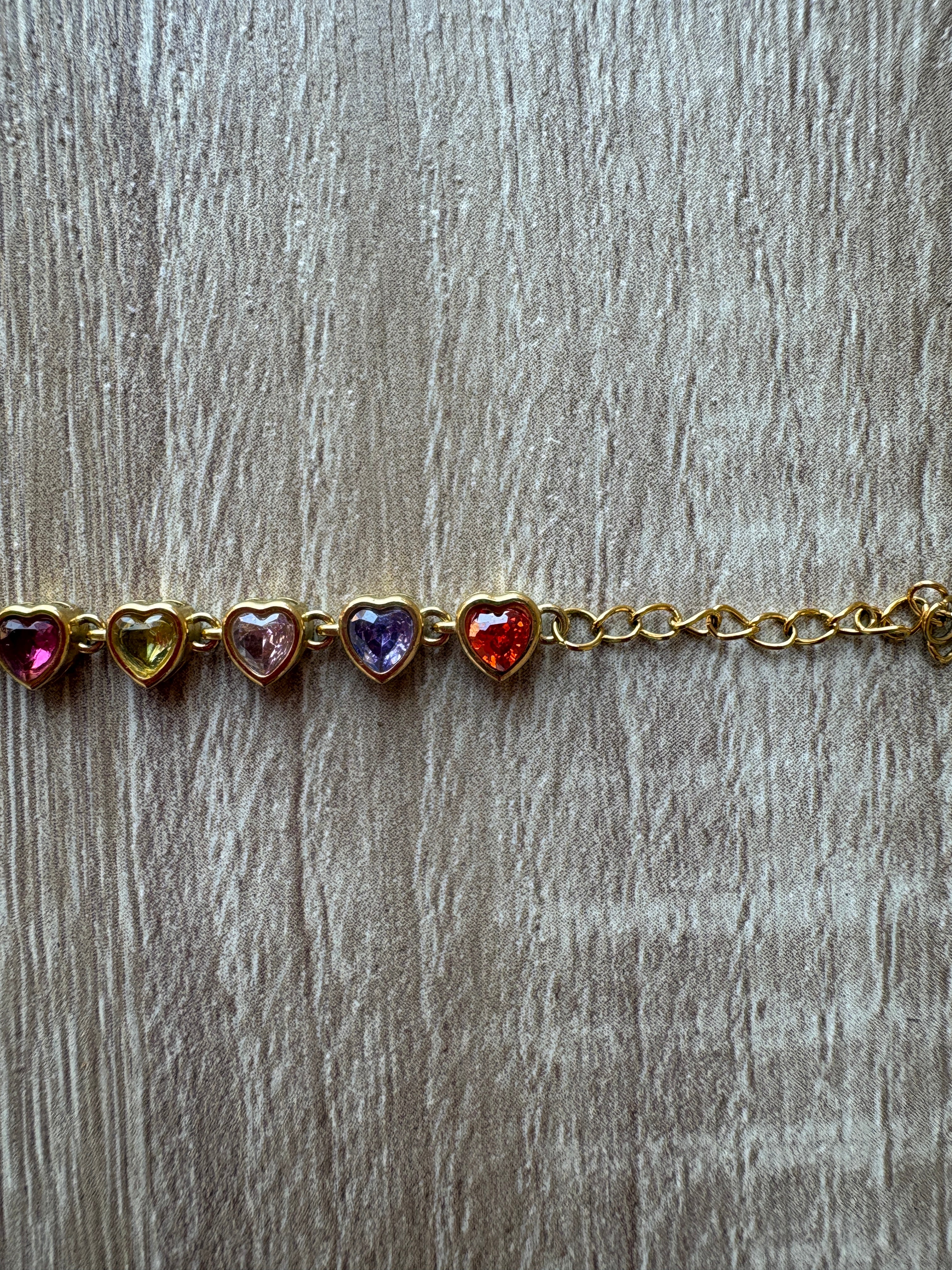 Bracciale tennis Heart Multicolor