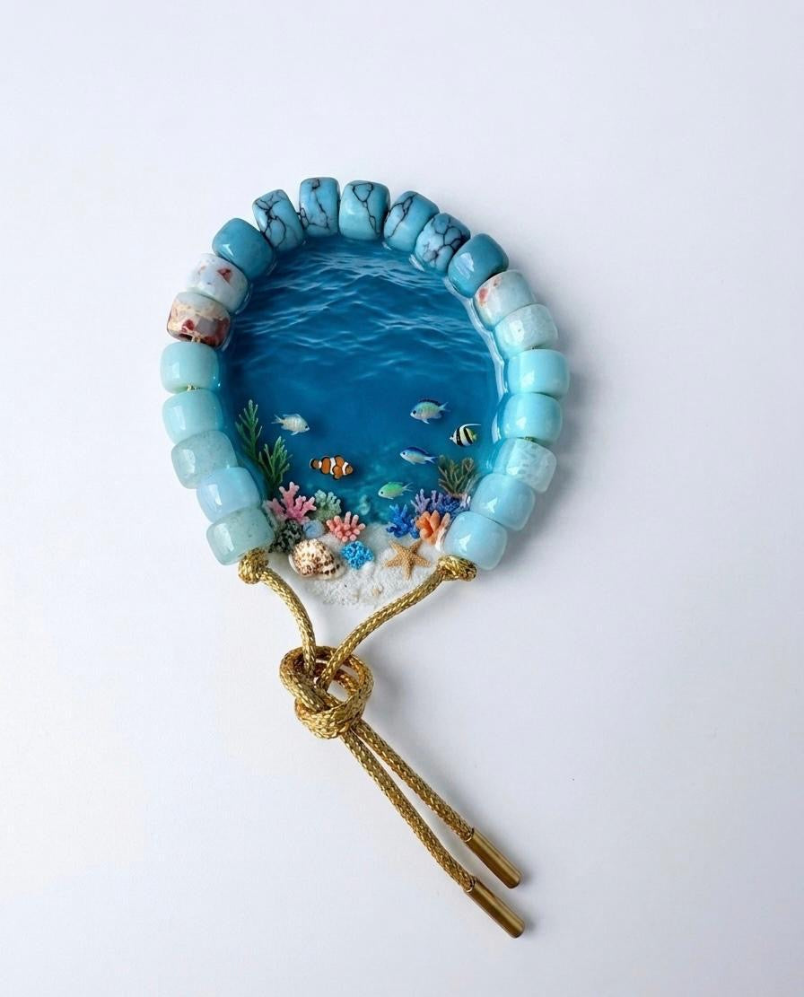 Bracciale beads colorati