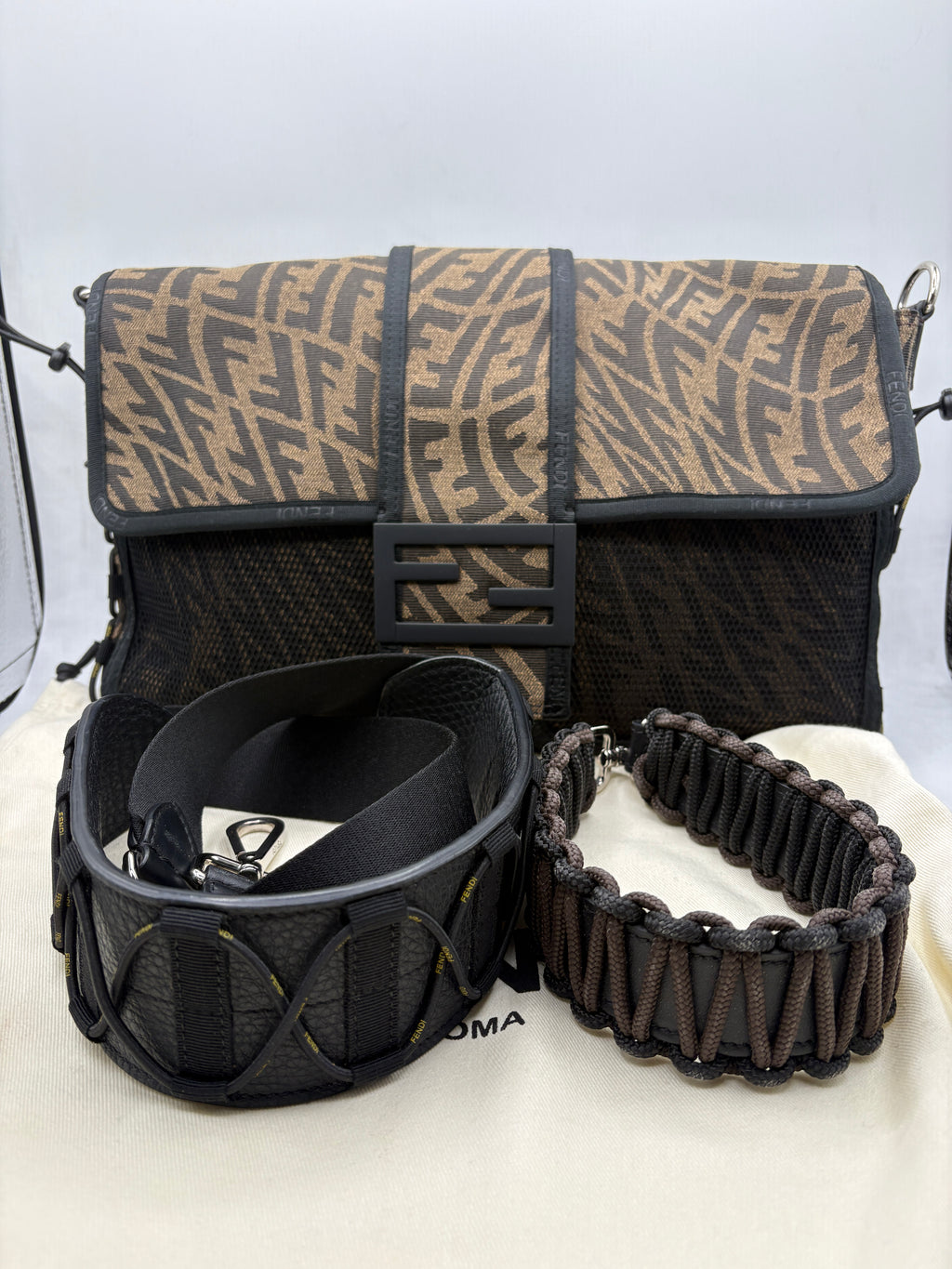 Fendi baguette jaquard vertigo