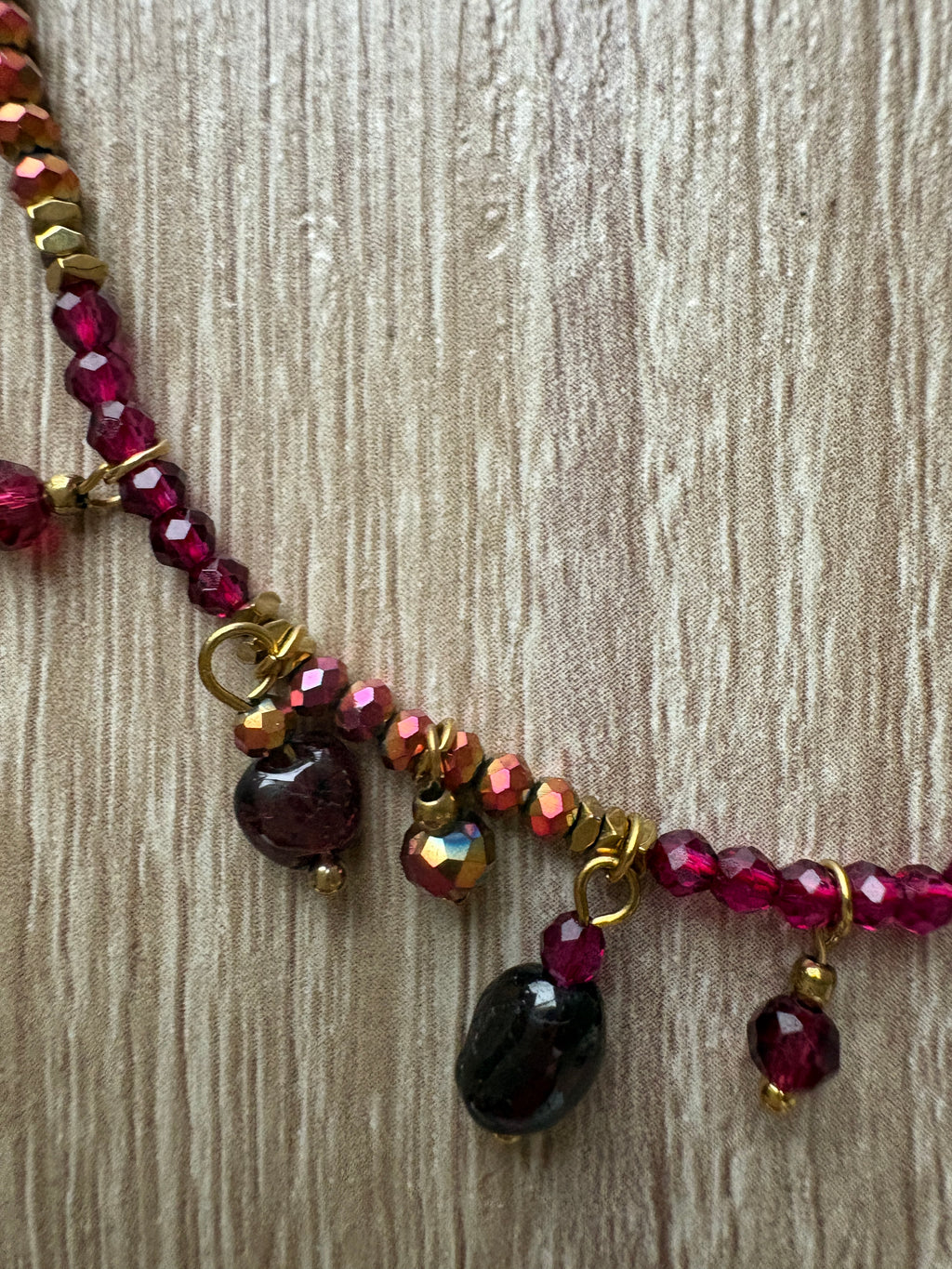Collana cristalli e pietre dure
