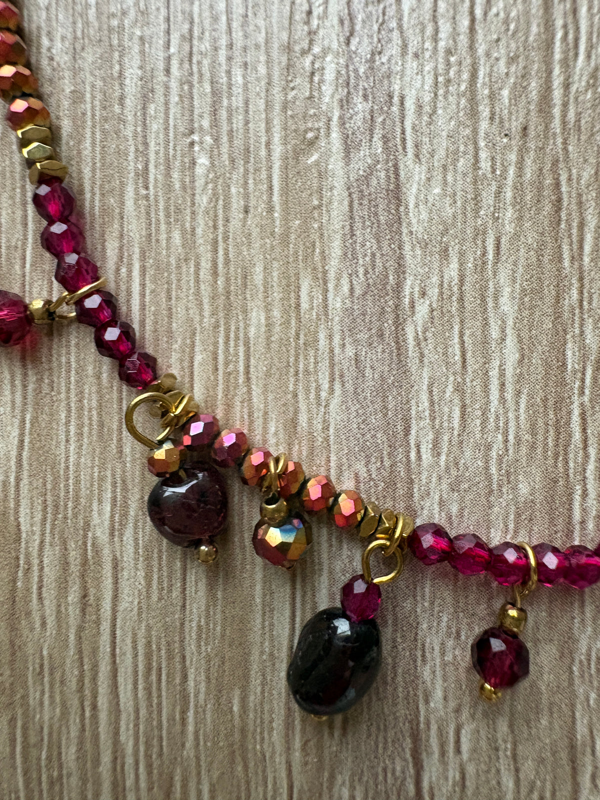 Collana cristalli e pietre dure