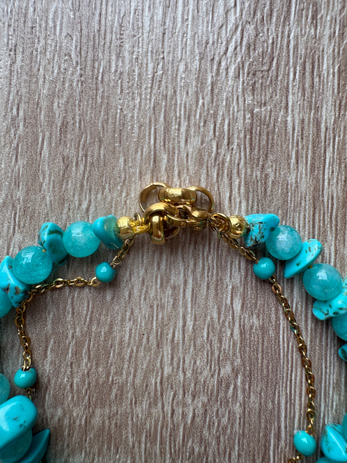 Bracciale doppio turchese