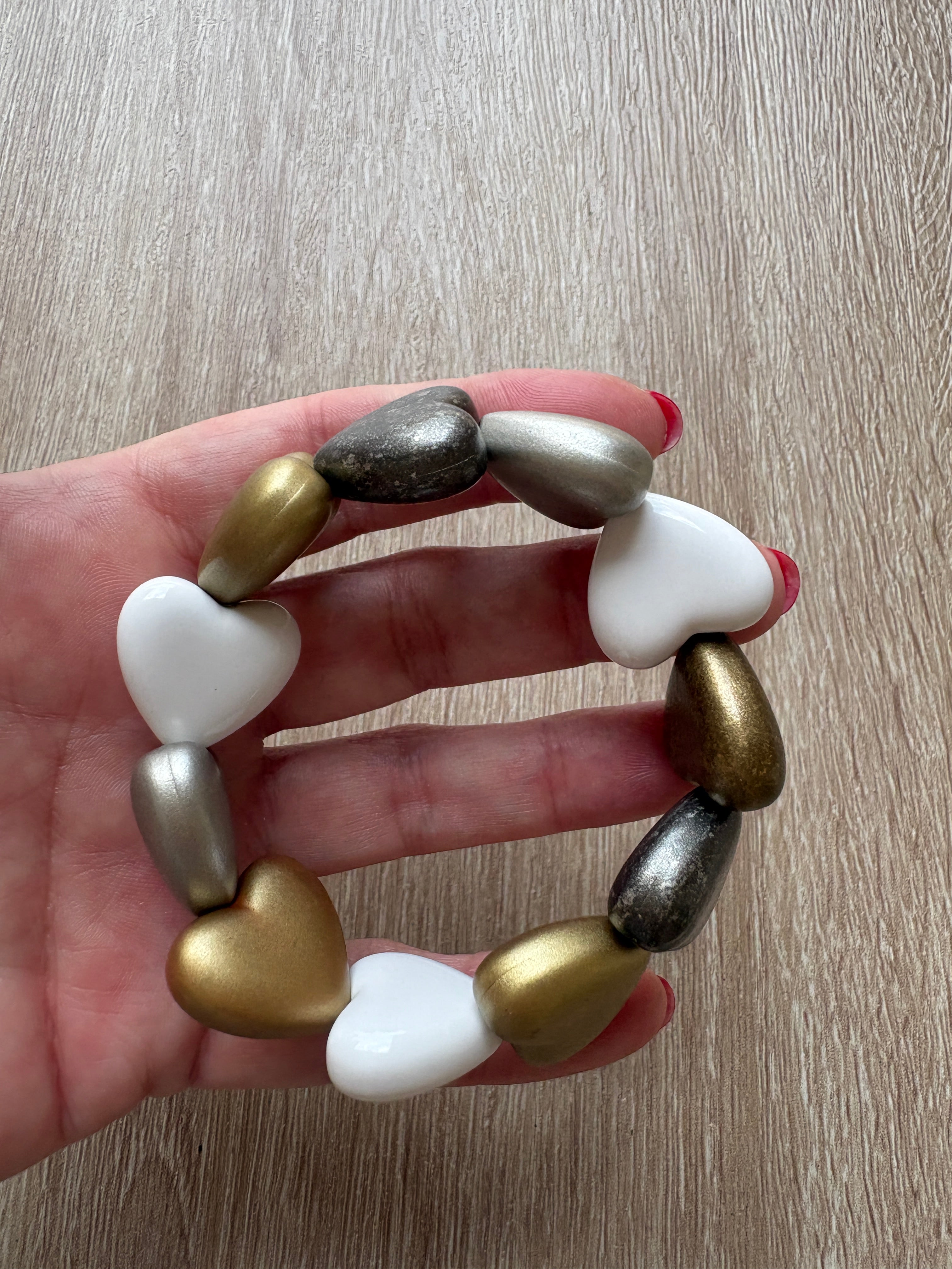 Bracciale Heart resina
