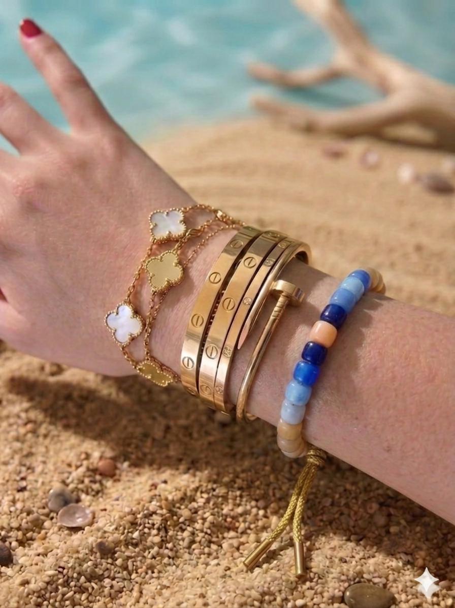 Bracciale beads colorati