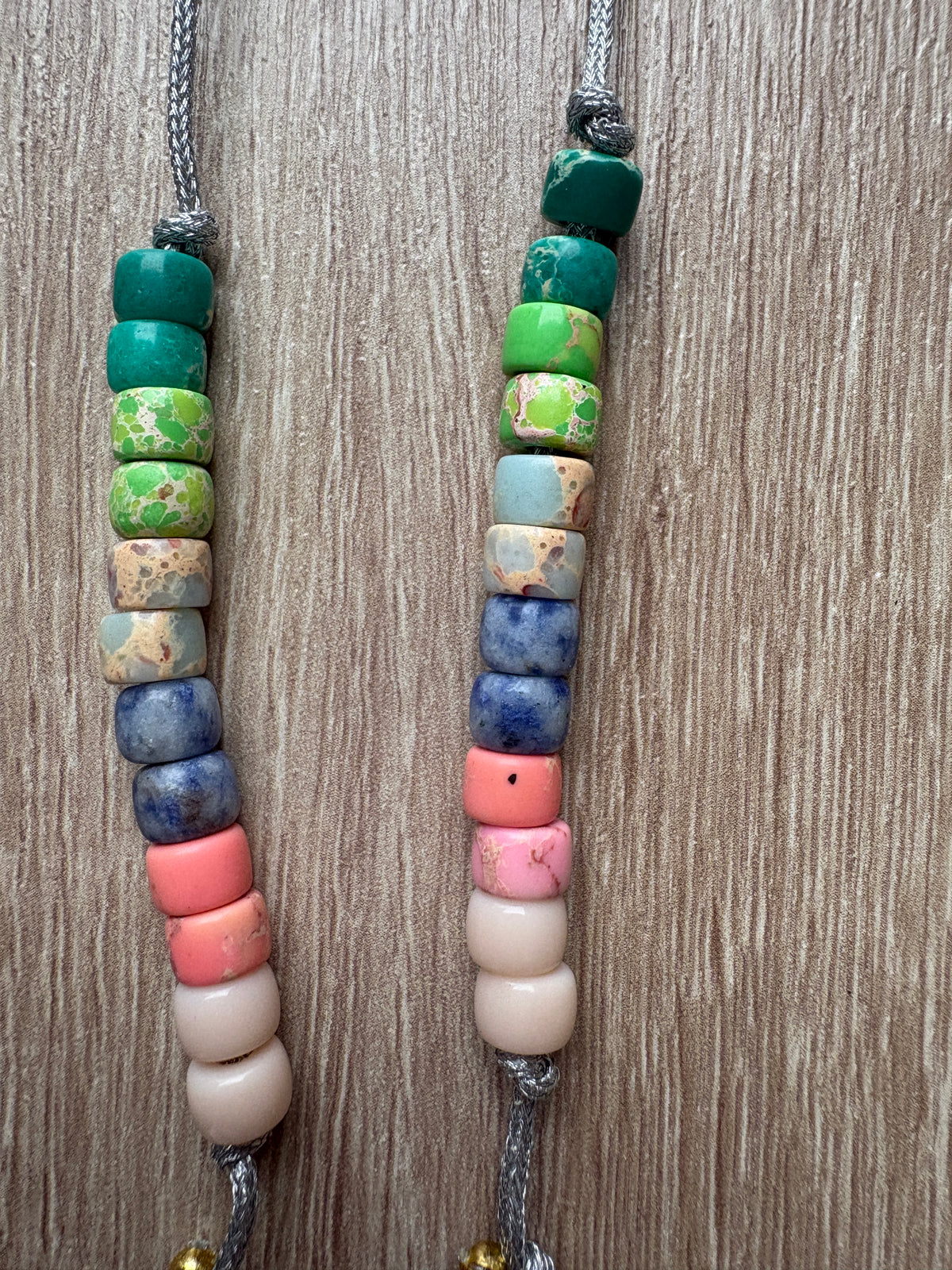 Collana porta occhiali beads colorati