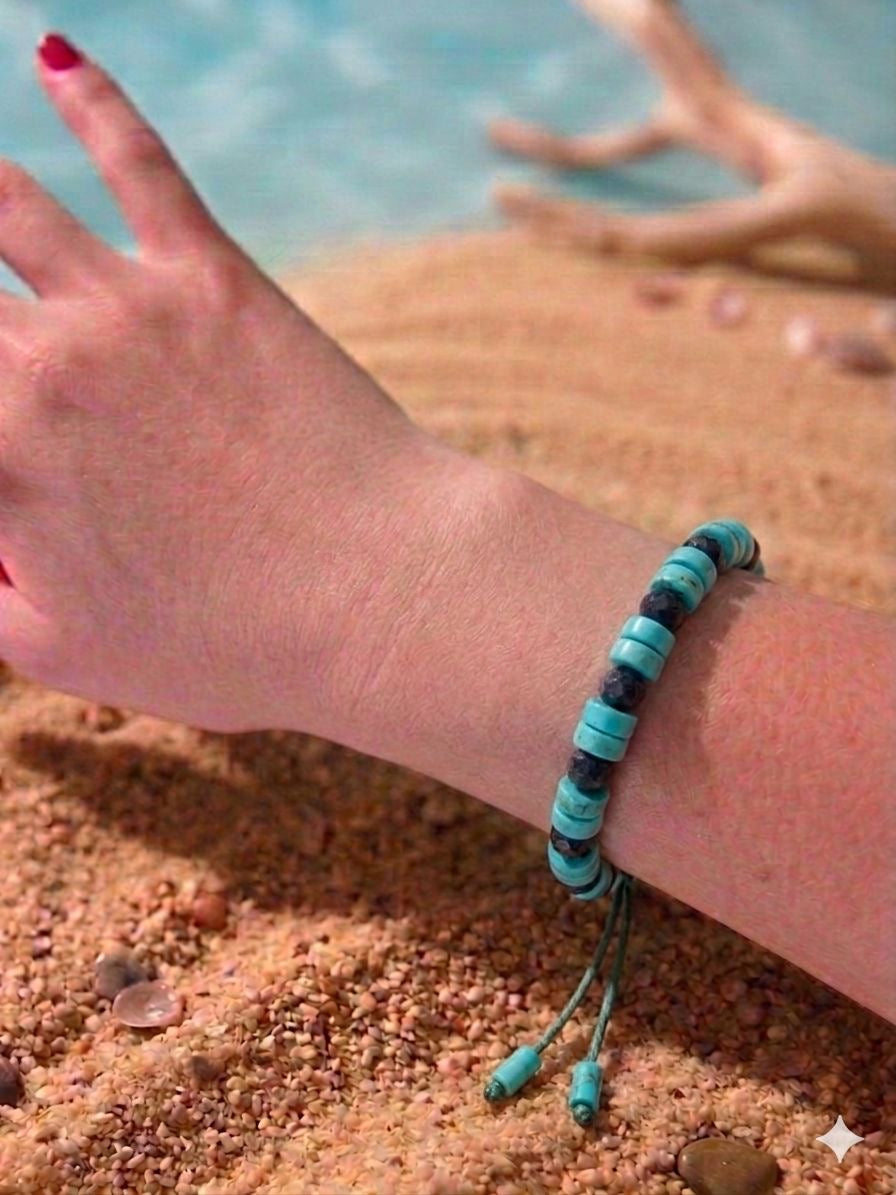Bracciale beads colorati