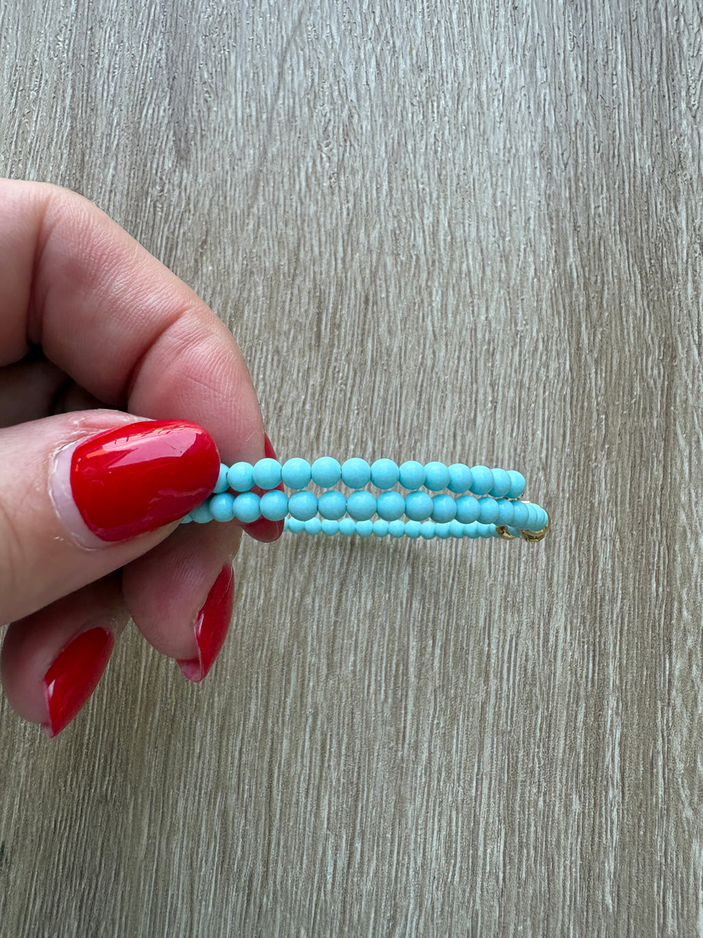 Bracciale  rigido in pasta di turchese