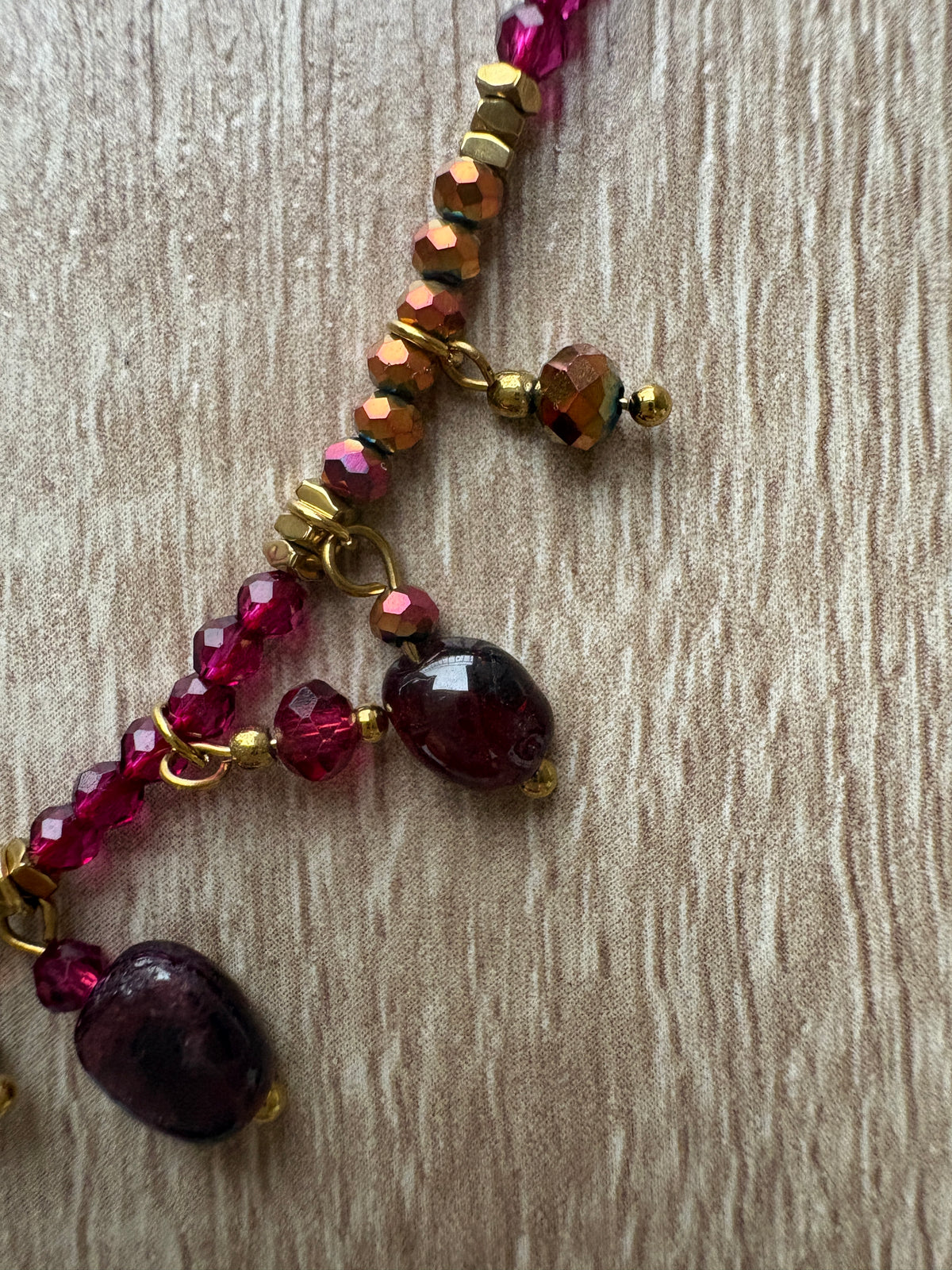 Collana cristalli e pietre dure