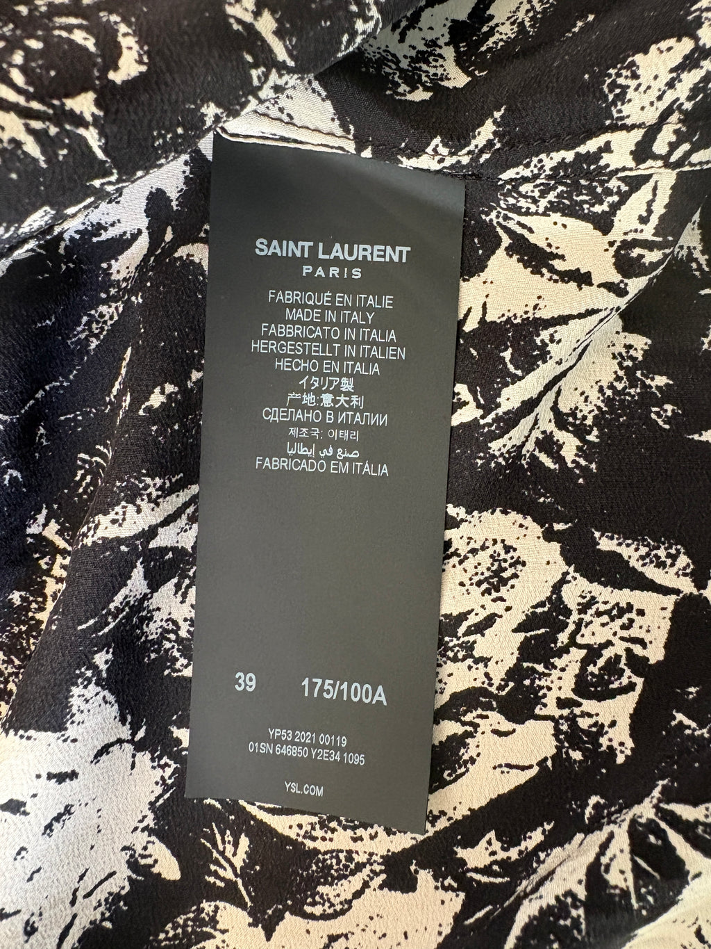 Saint Laurent camicia