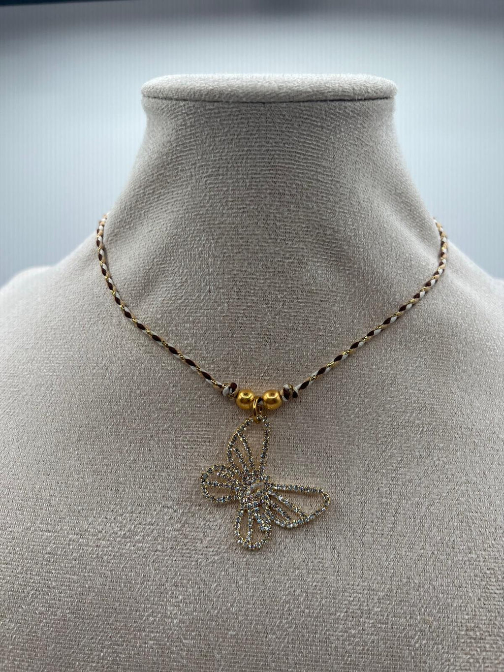 Collana girocollo butterfly