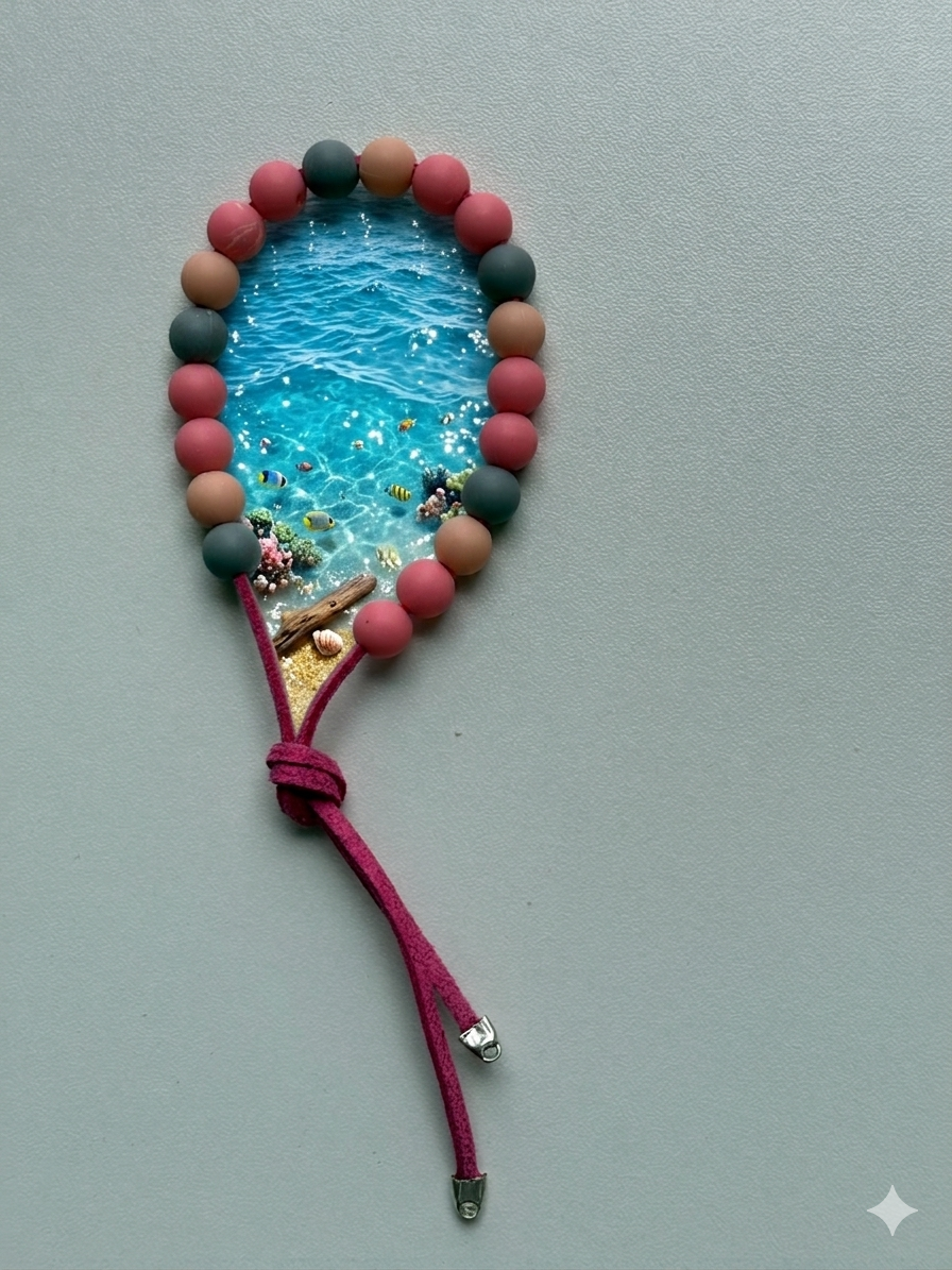Bracciale sfere in resina