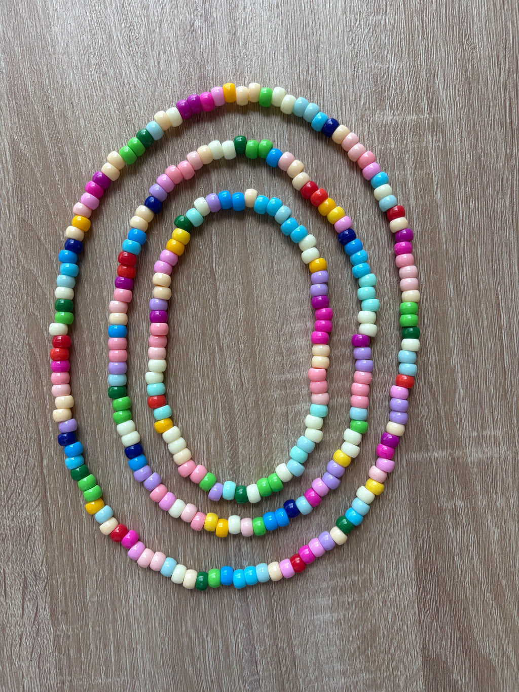 Tris collane beads perline