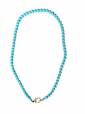 Collana in pasta di turchese