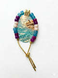 Bracciale beads con iniziale
