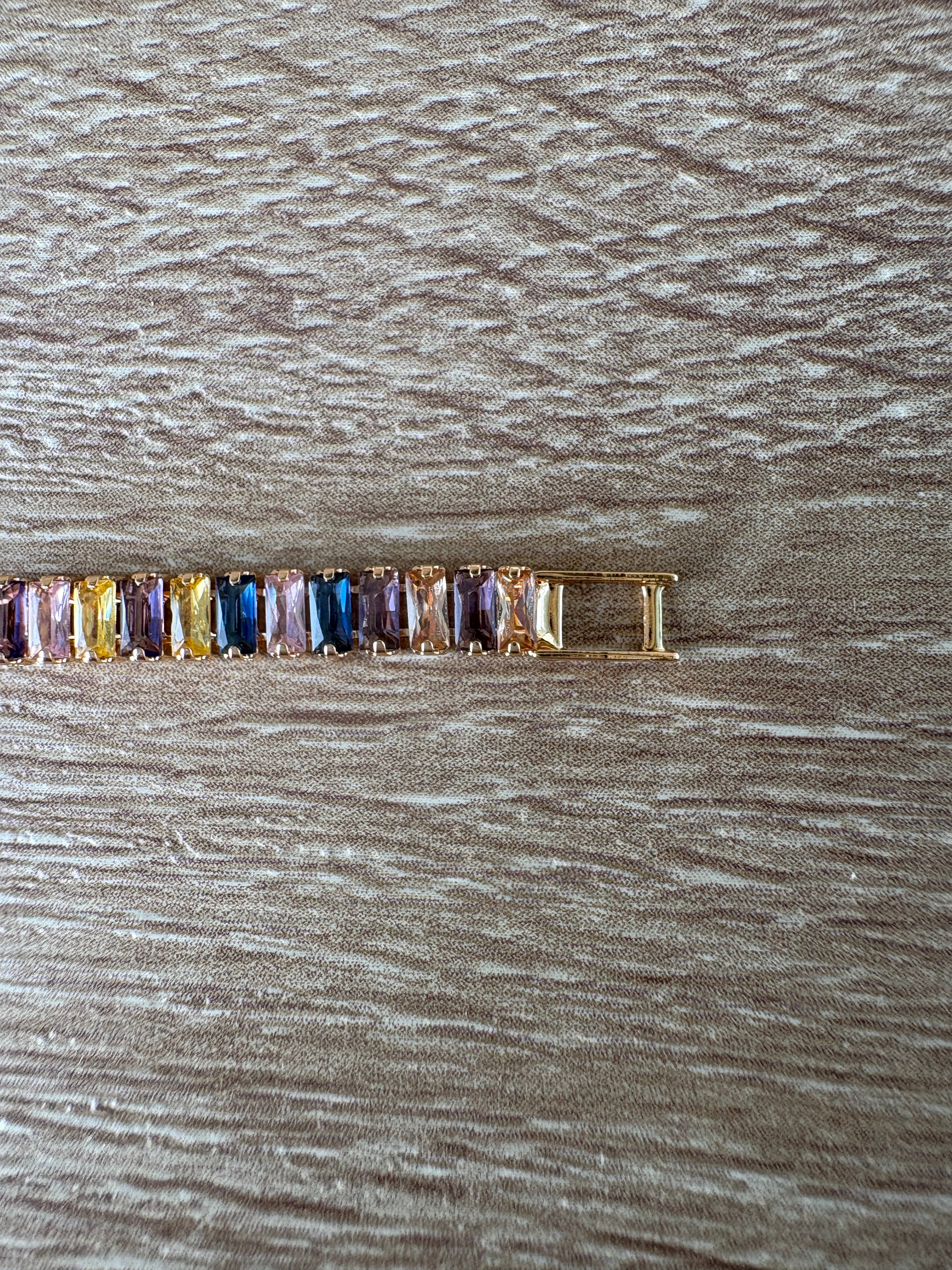Bracciale tennis multicolor