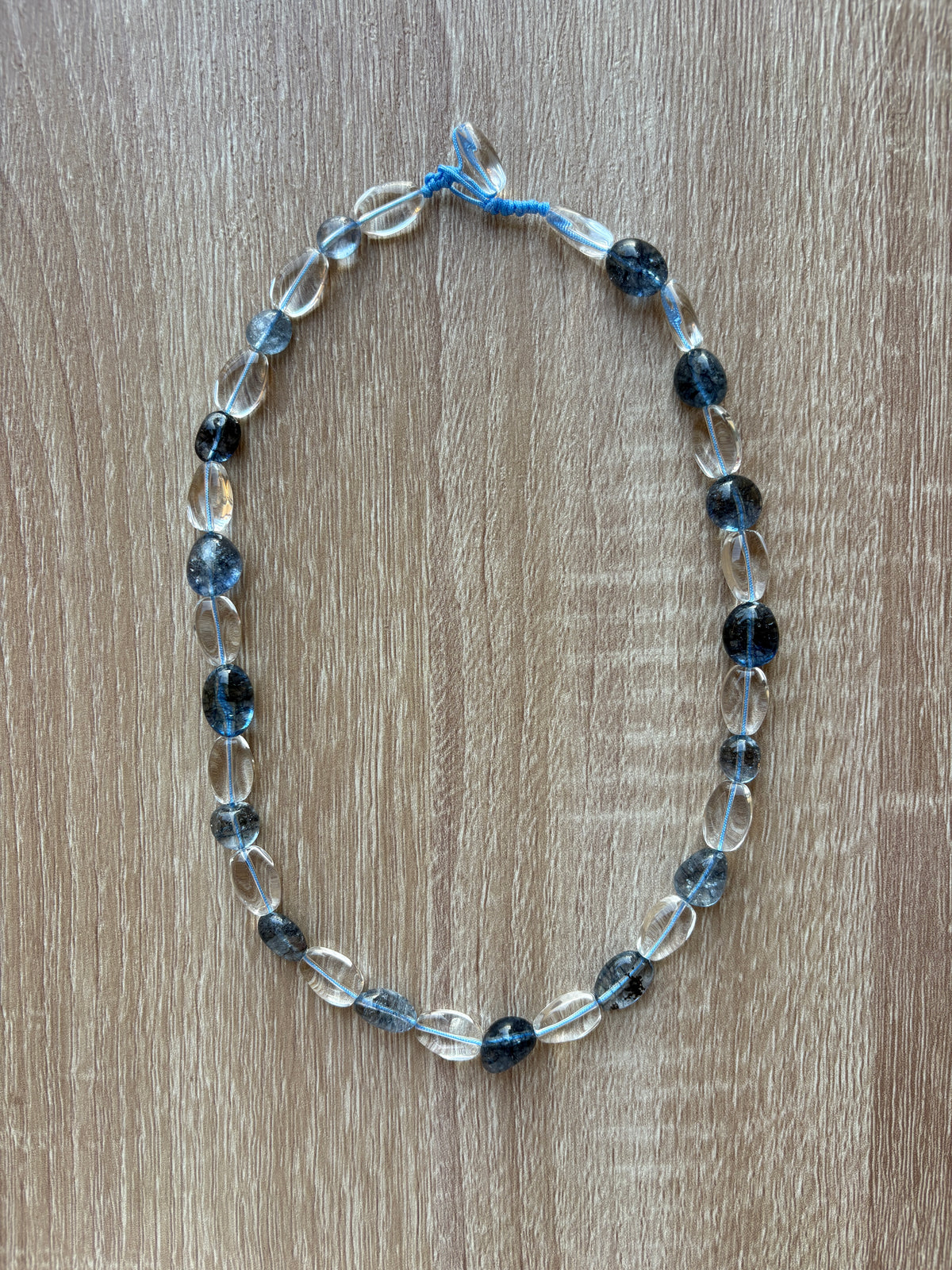 Collana quarzo rocca blu