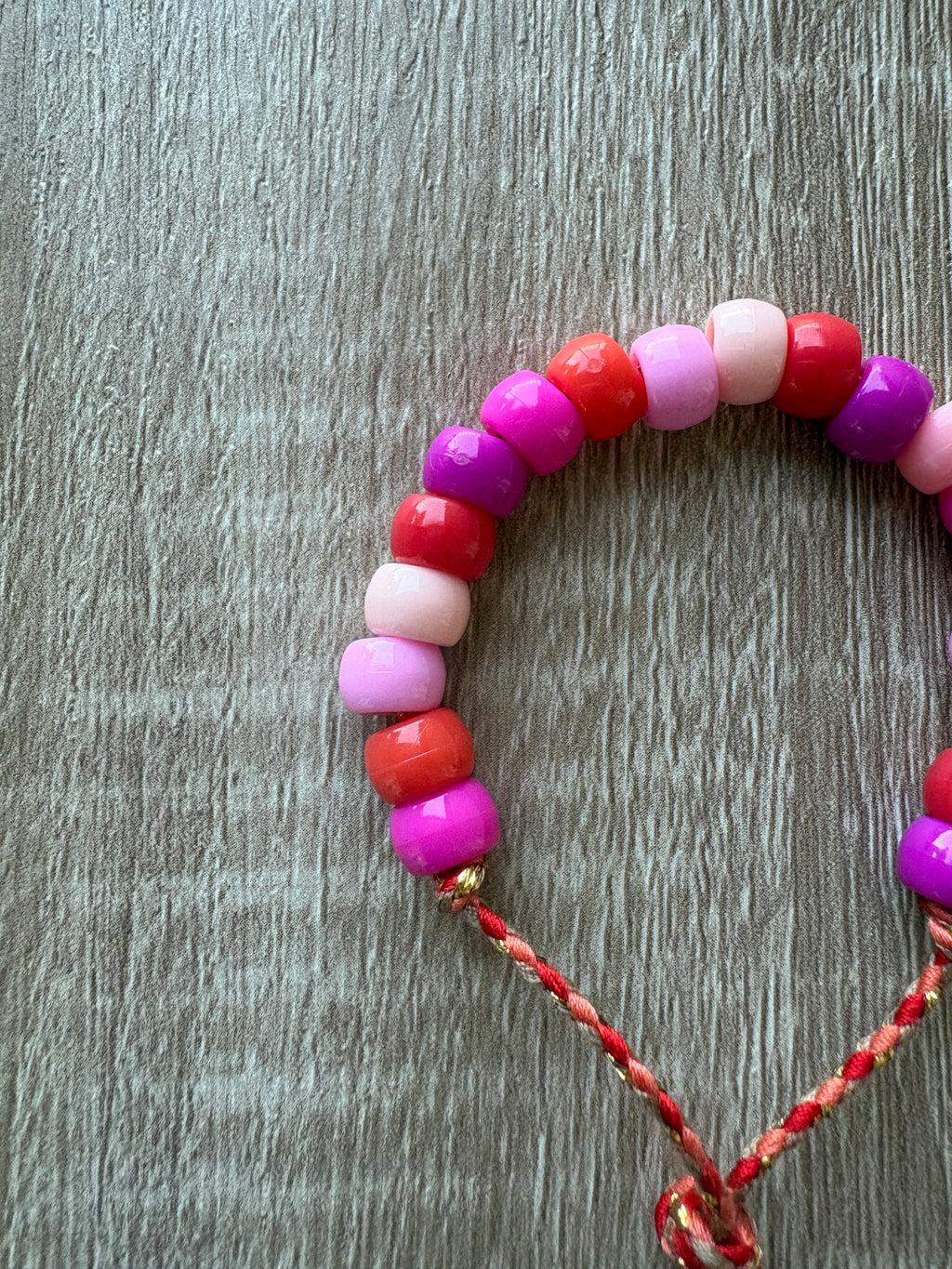 Bracciale beads perline maxi